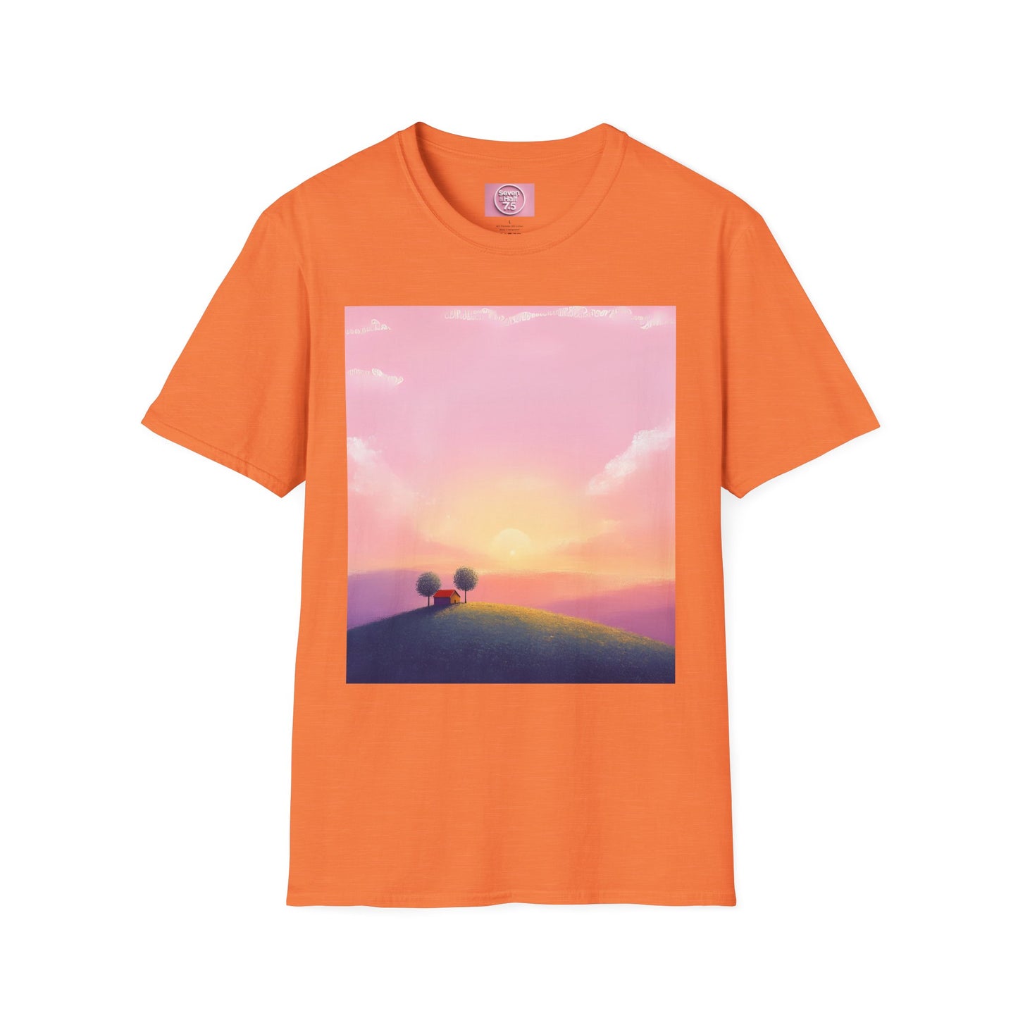 Serene Sunset Unisex Softstyle T-Shirt - Perfect for Nature Lovers