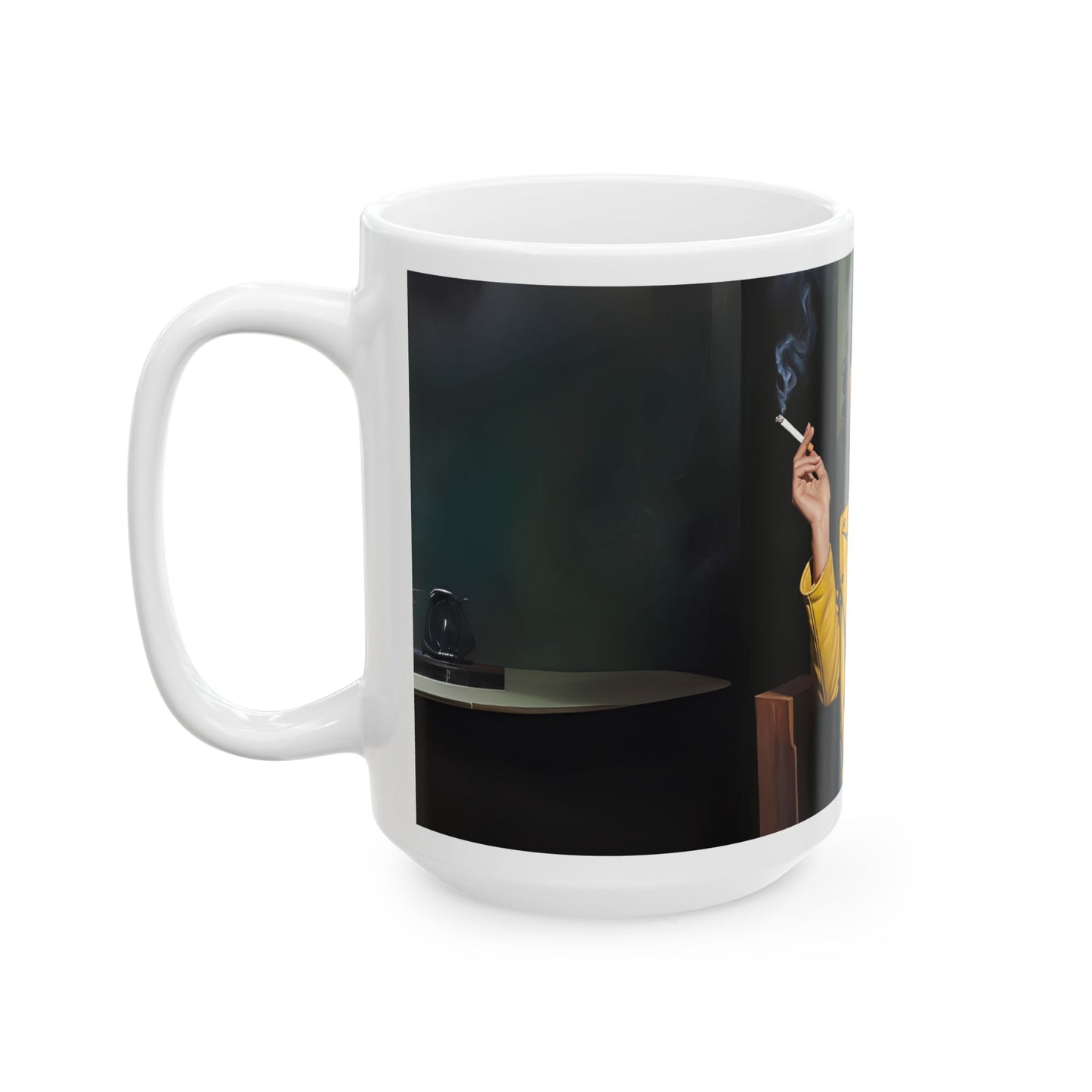Ceramic Mug with Retro Model Design | Perfect for Coffee Lovers & Gifts