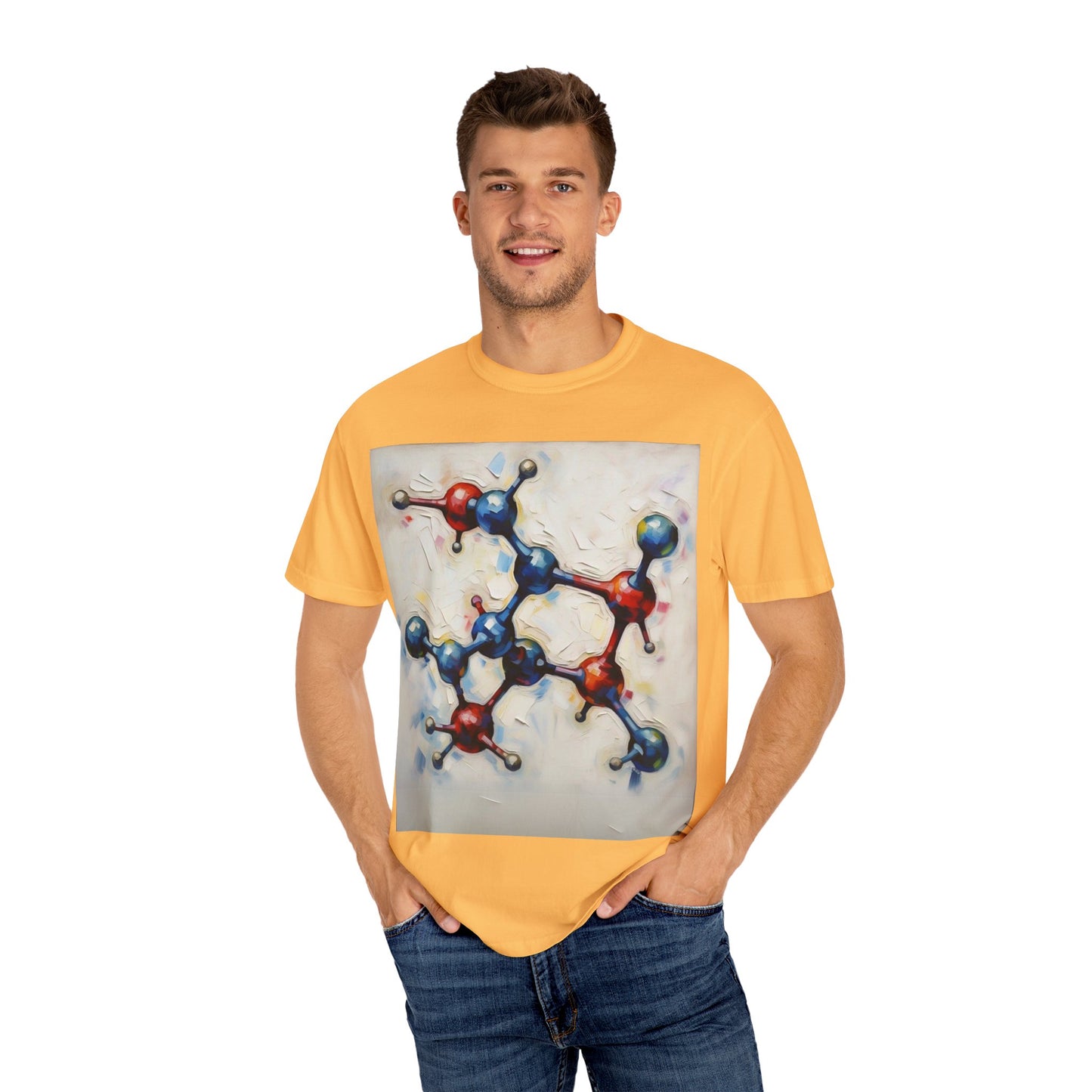 Unisex Artistic Molecule T-Shirt | Science-Inspired Design