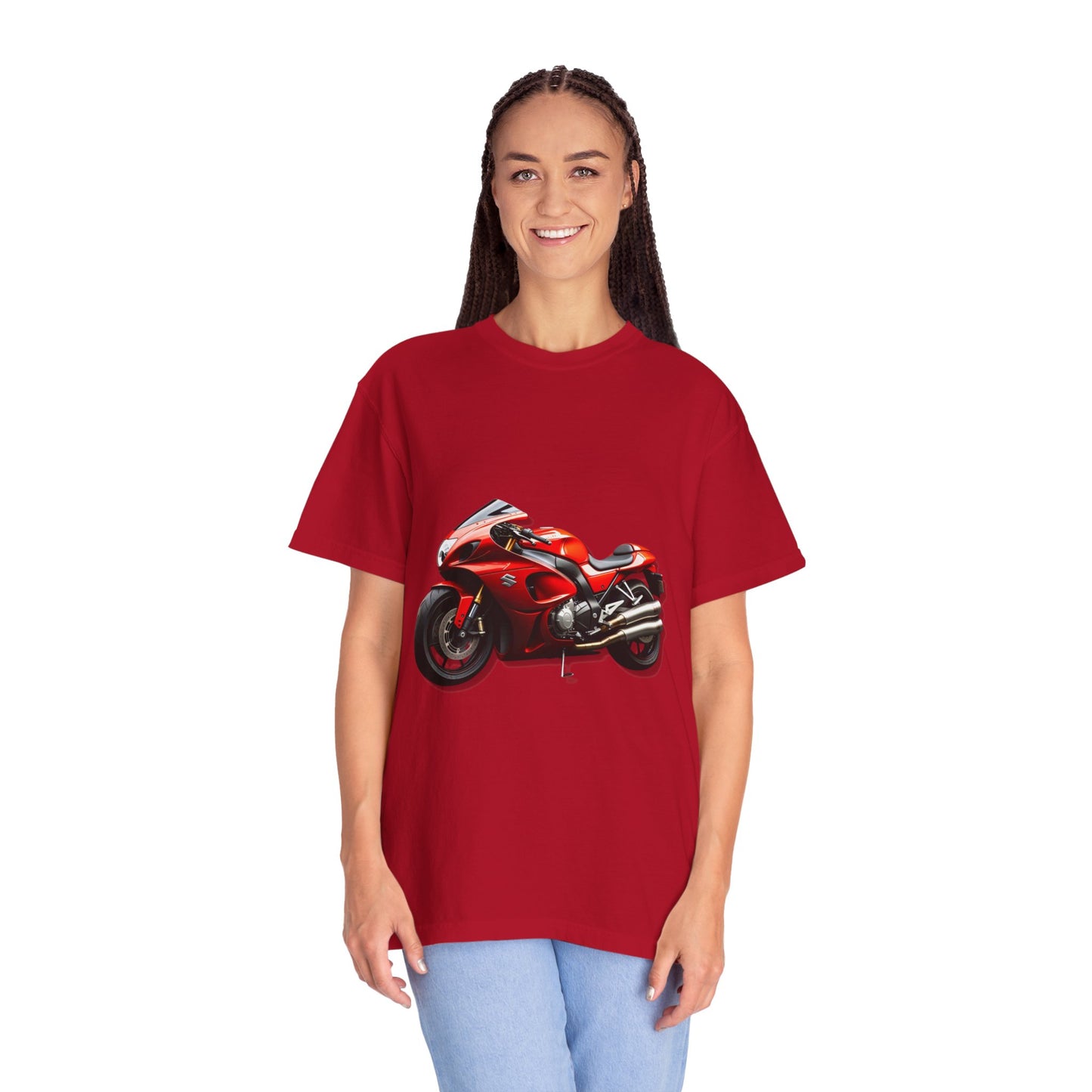 Biker Graphic Unisex T-Shirt - Vintage Motorcycle Design