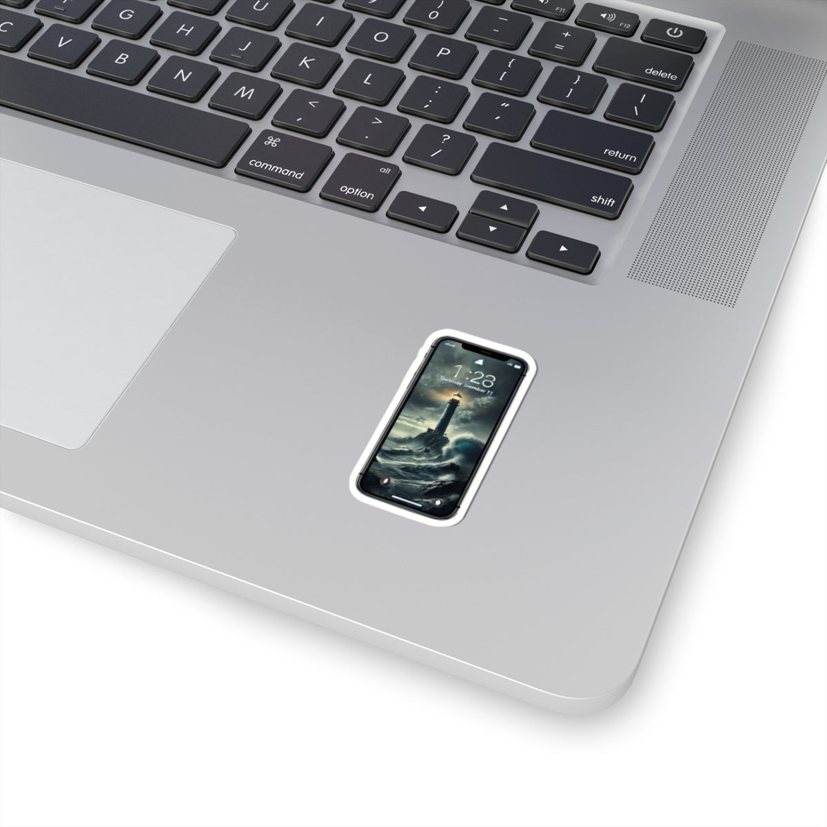 Lighthouse Wave Kiss-Cut Stickers | Coastal Aesthetic Decor