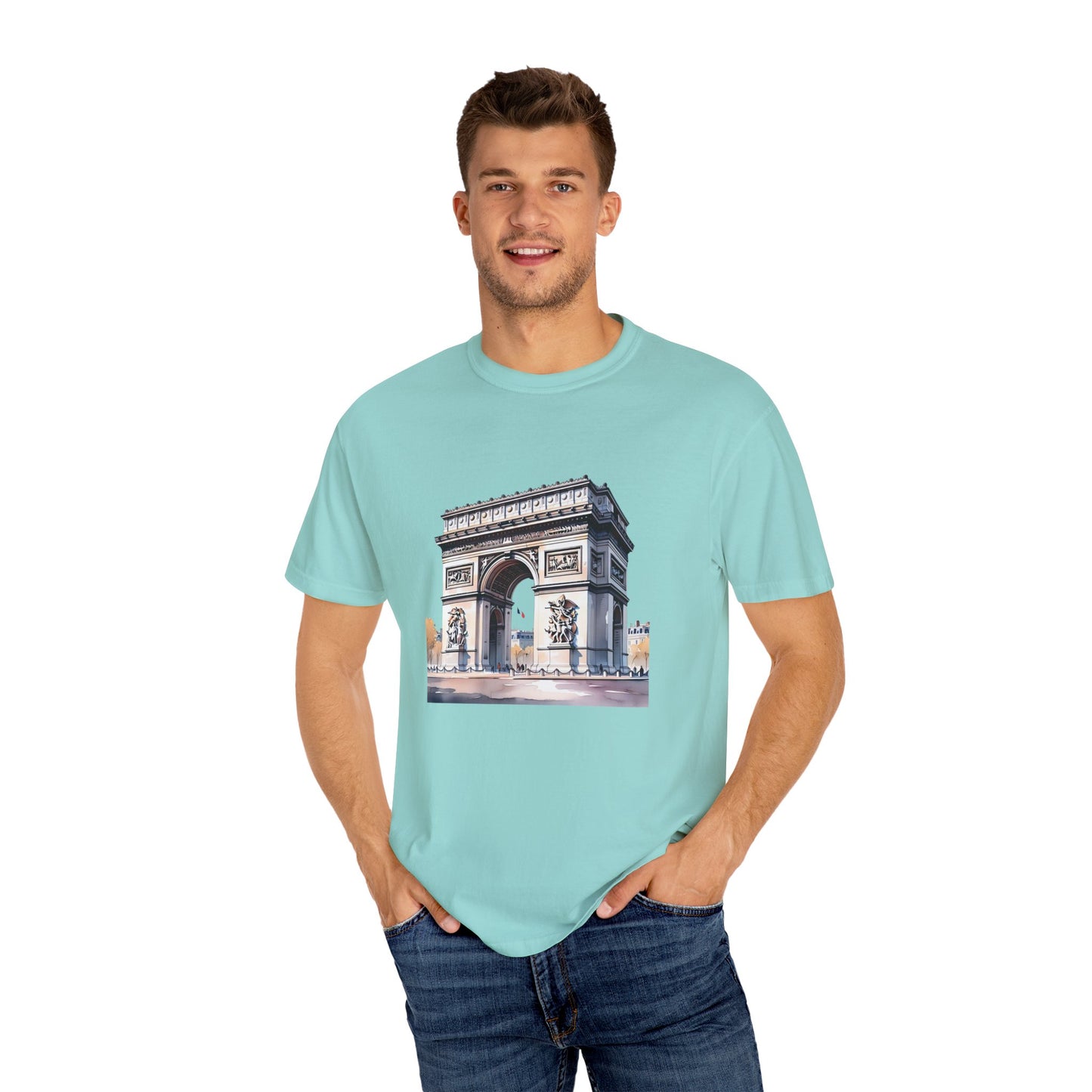Arc de Triomphe Graphic Unisex T-Shirt - Stylish and Comfortable Casual Wear