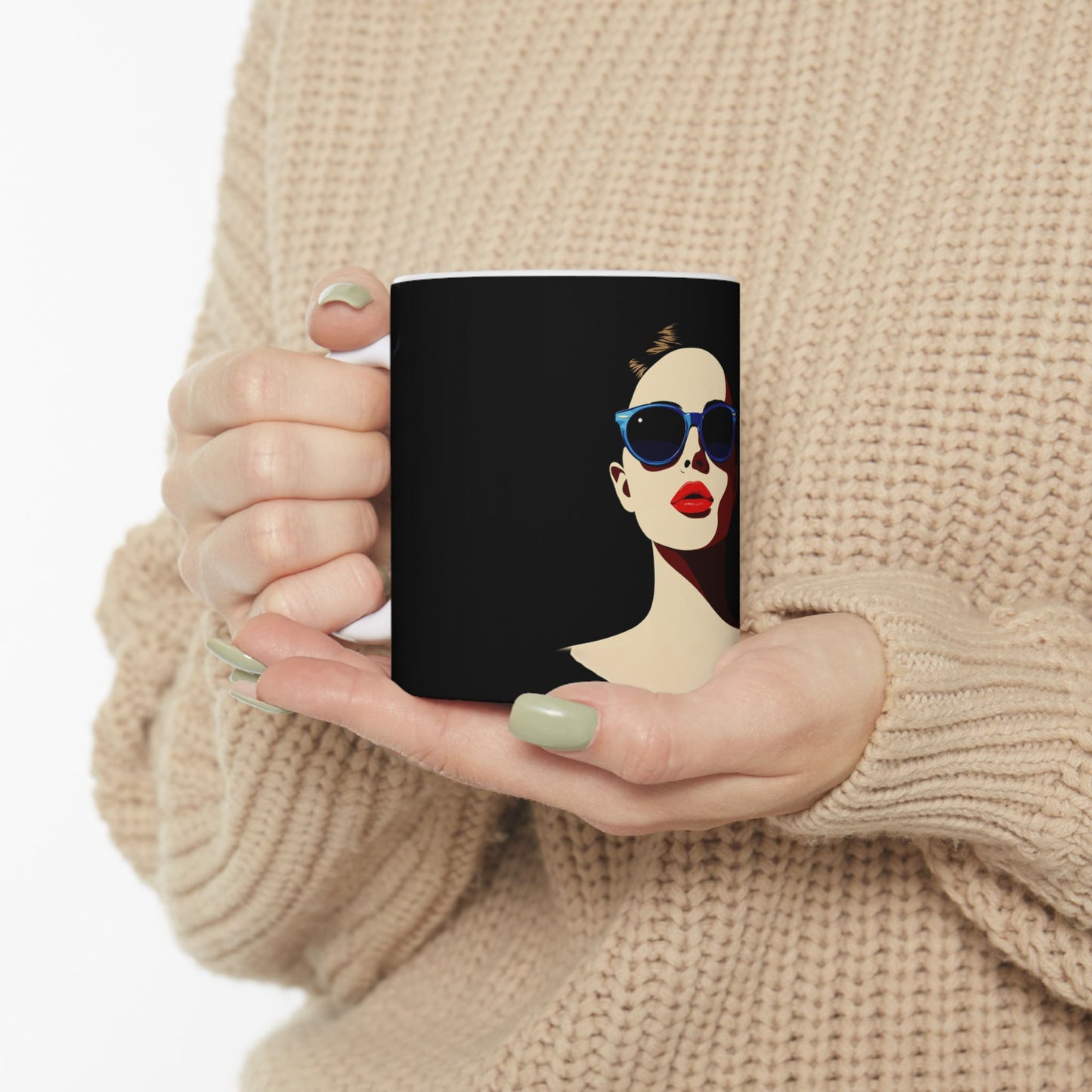 Stylish Fashionista Ceramic Mug – Perfect for Coffee Lovers & Gift Giving