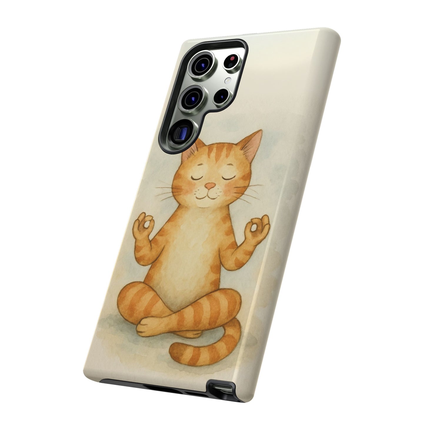 Zen Cat Phone Case - Tough & Stylish - Perfect for Cat Lovers