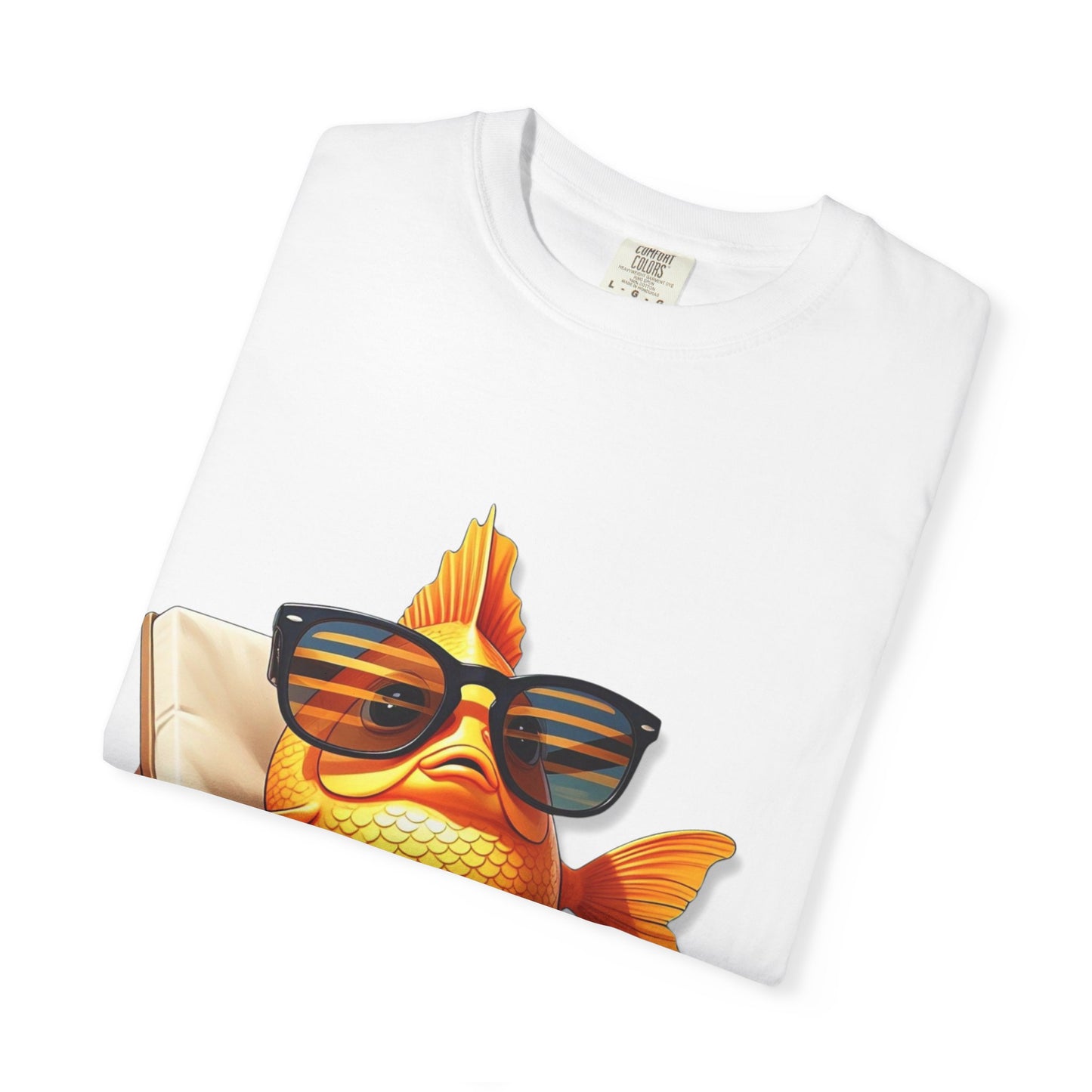 Chillin' Goldfish Unisex Garment-Dyed T-shirt