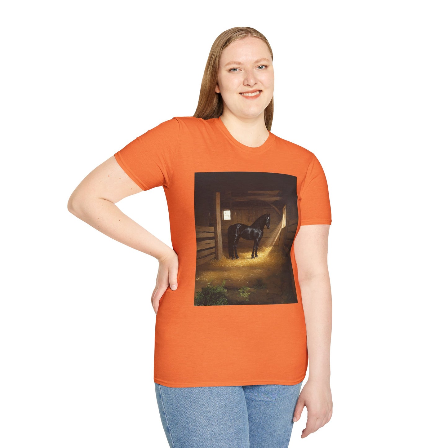 Equestrian Dreams Unisex Softstyle T-Shirt - Perfect for Horse Lovers