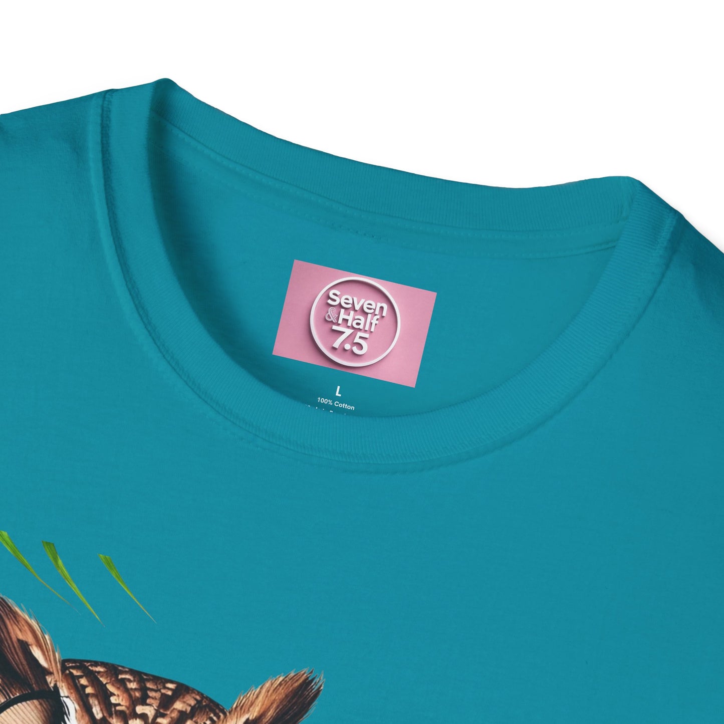 Wisdom Owl Unisex Softstyle T-Shirt - Inspirational Nature Tee