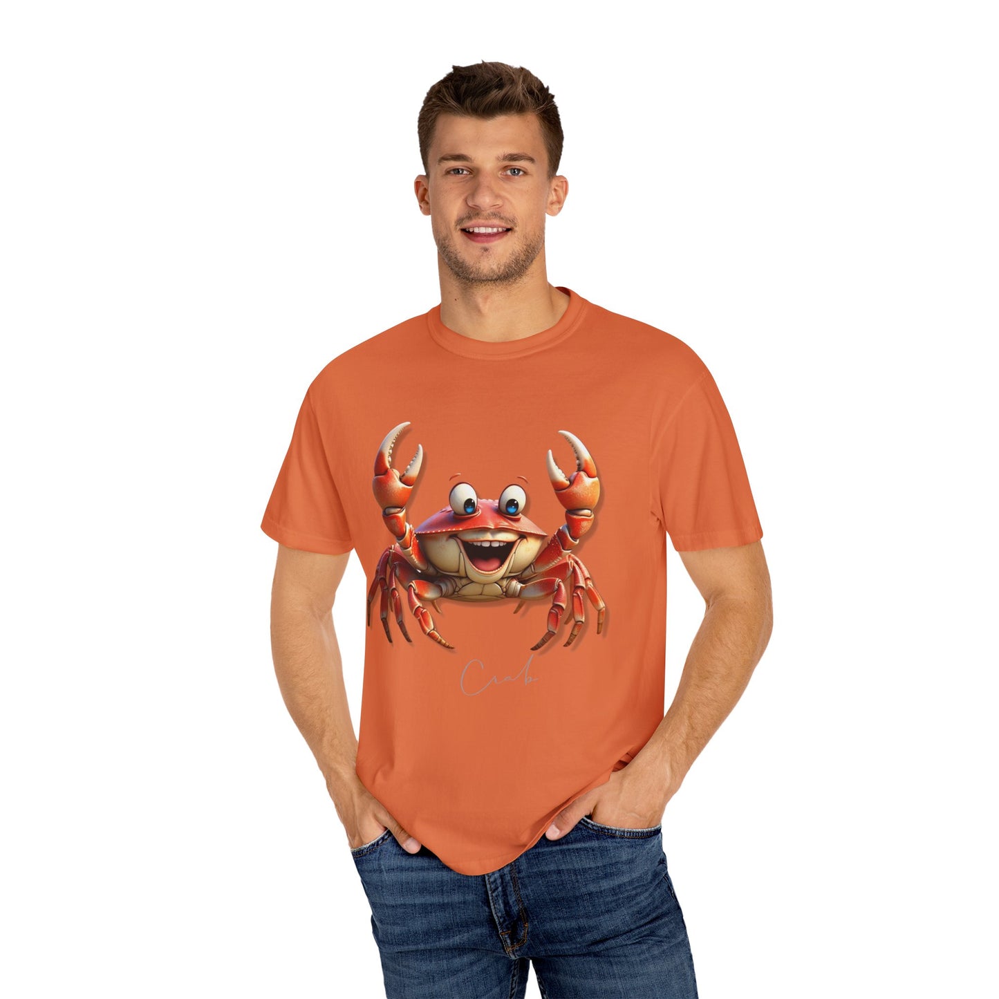 Funny Crab Graphic T-Shirt for Beach Lovers