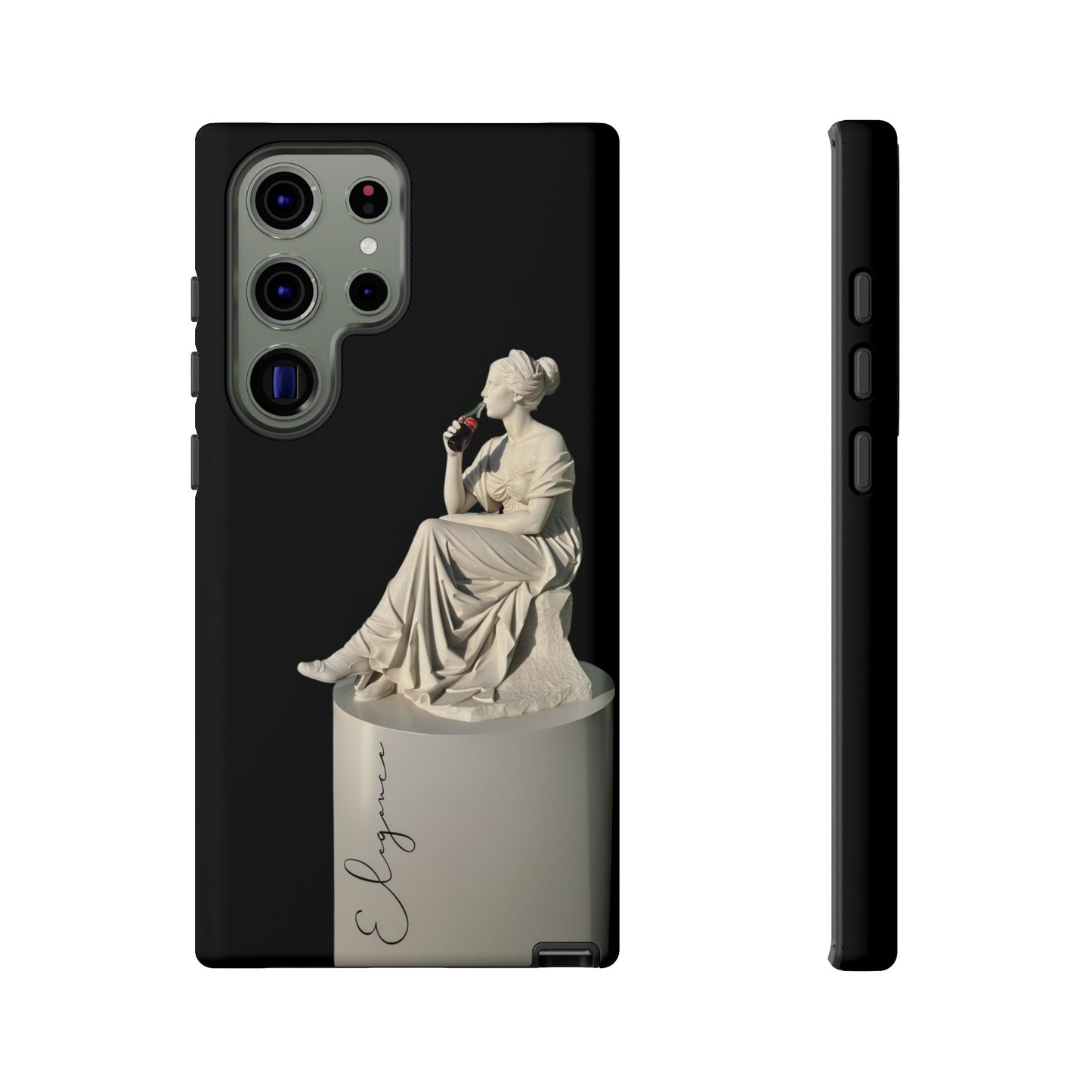 Elegant Phone Case - Stylish Tough Case with Sculpture Design