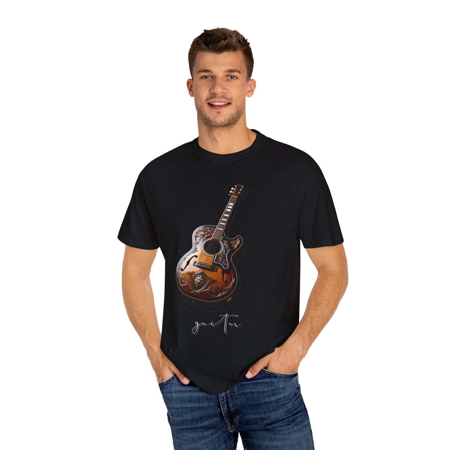 Vintage Guitar Graphic Unisex T-Shirt - Perfect for Music Lovers