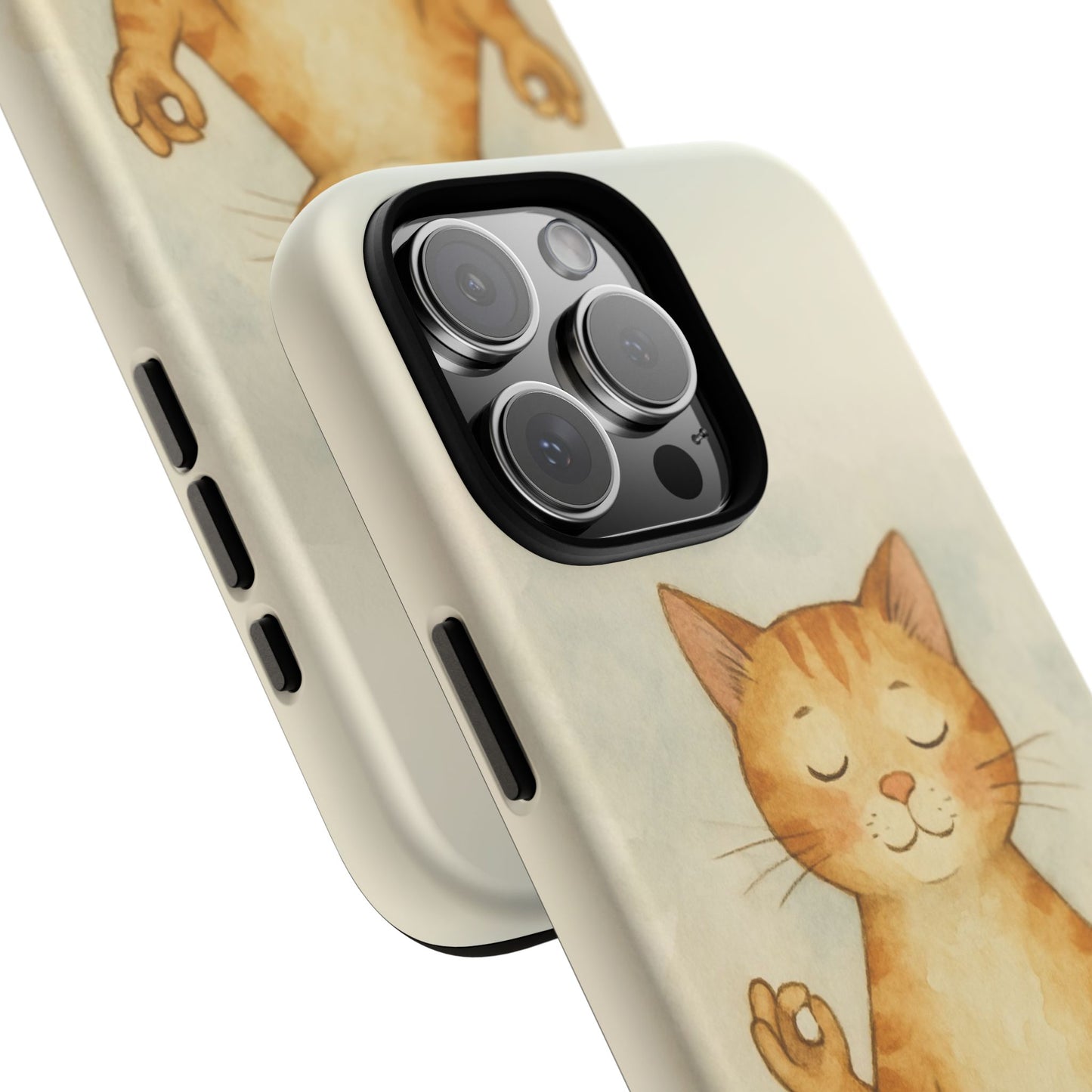 Zen Cat Phone Case - Tough & Stylish - Perfect for Cat Lovers
