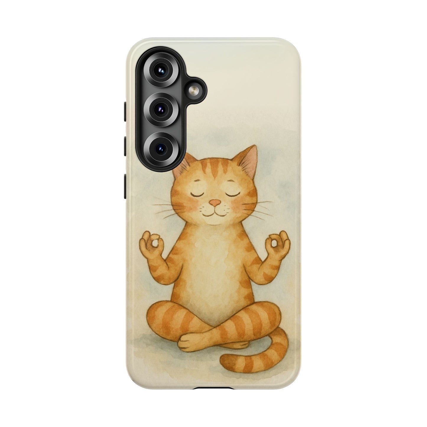 Zen Cat Phone Case - Tough & Stylish - Perfect for Cat Lovers