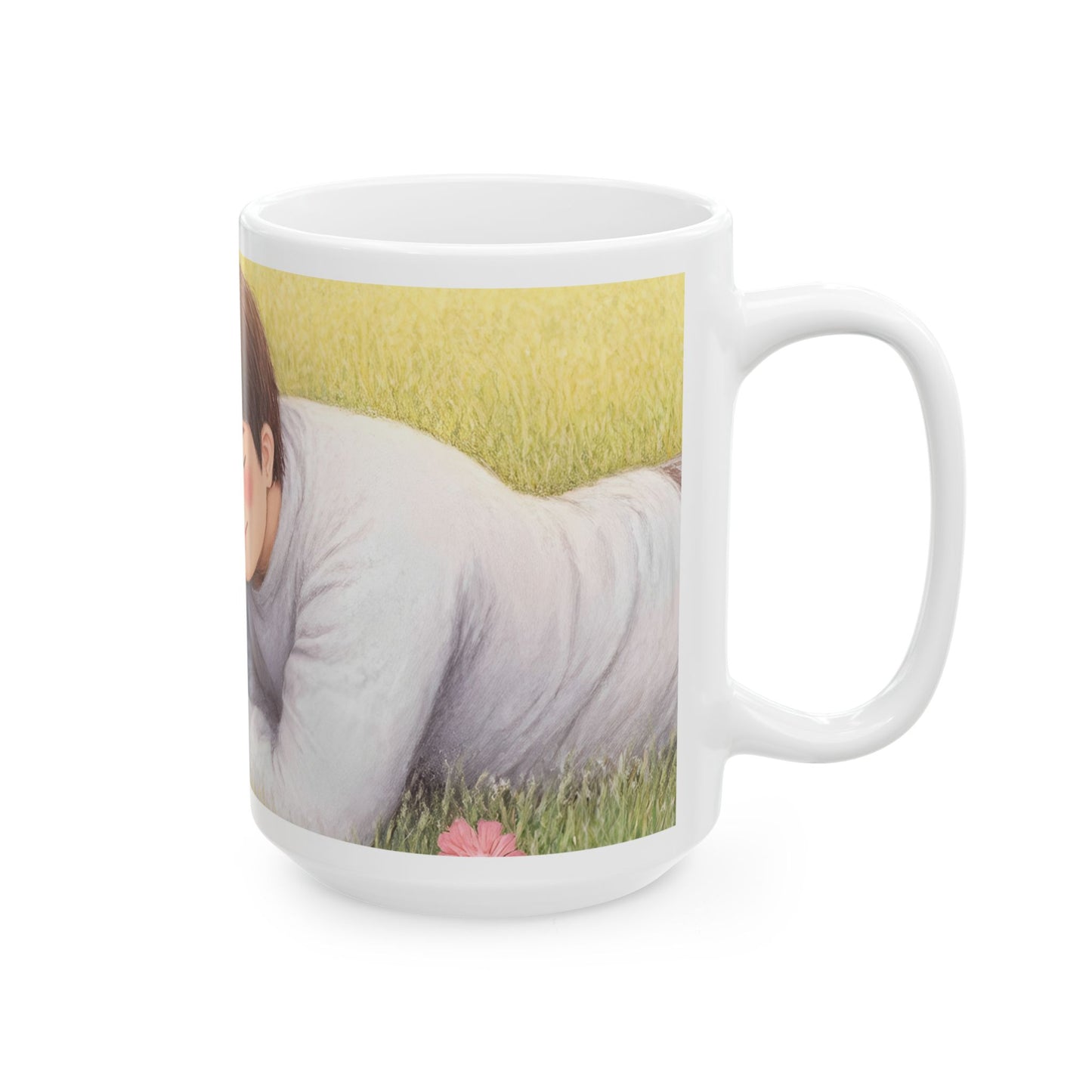 Romantic Couple Ceramic Mug - 11oz & 15oz - Cozy Vibes for Gift Giving