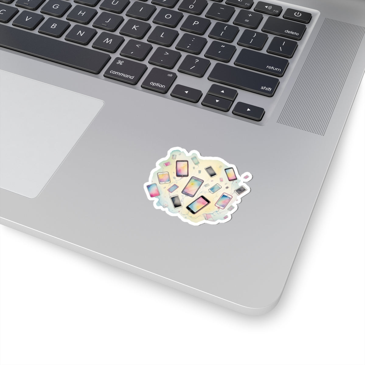 Colorful Phone Stickers - Whimsical Tech Art