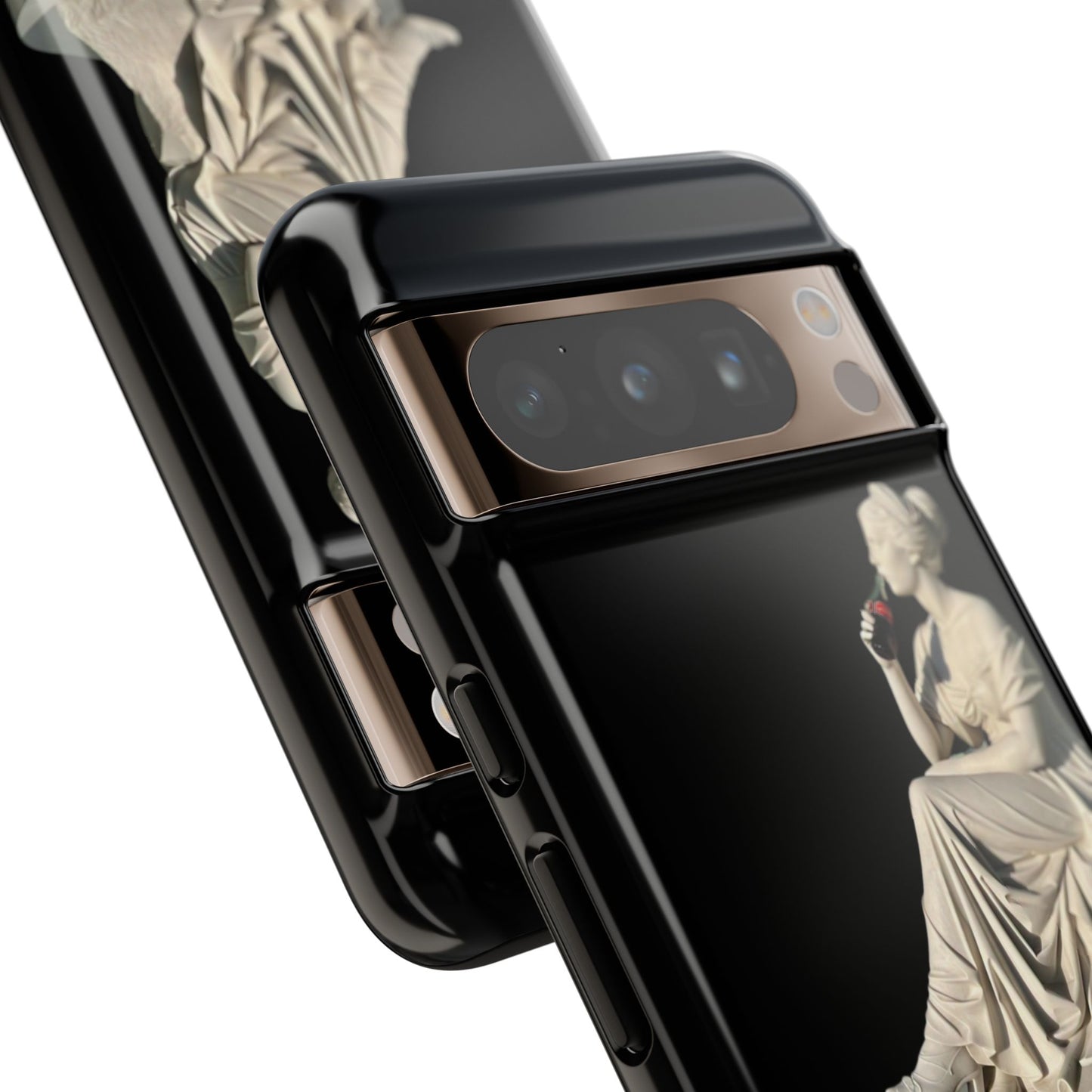 Elegant Phone Case - Stylish Tough Case with Sculpture Design