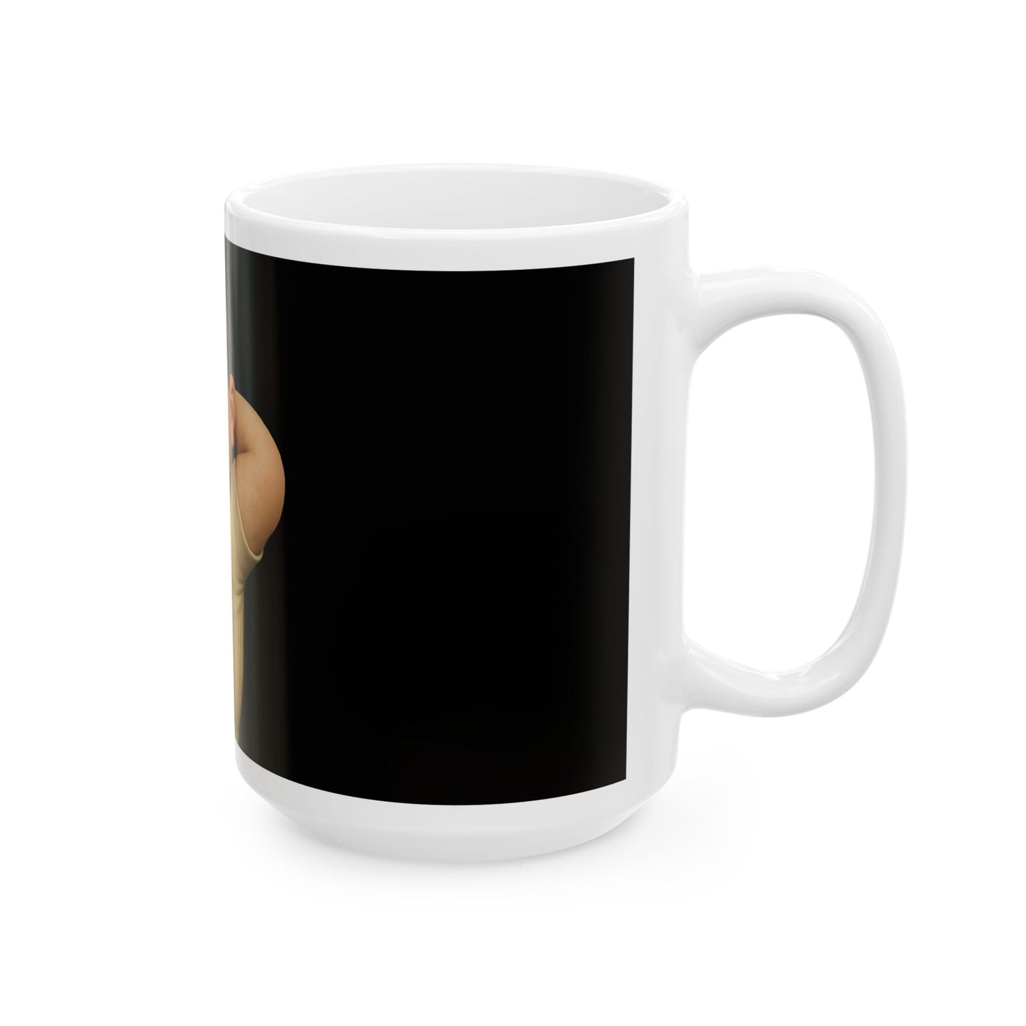 Funny Cartoon Ceramic Mug - Relaxing Theme, Perfect Gift for Coffee Lovers