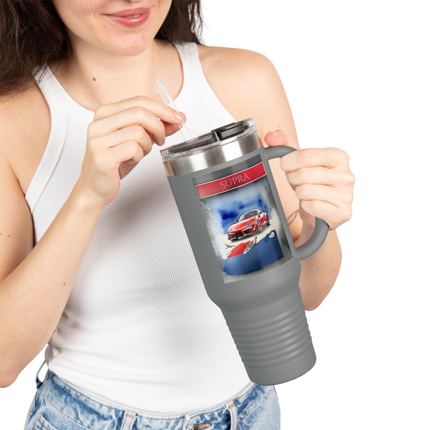 Car Insulated Travel Mug - 40oz - Perfect for Car Enthusiasts and Adventurers