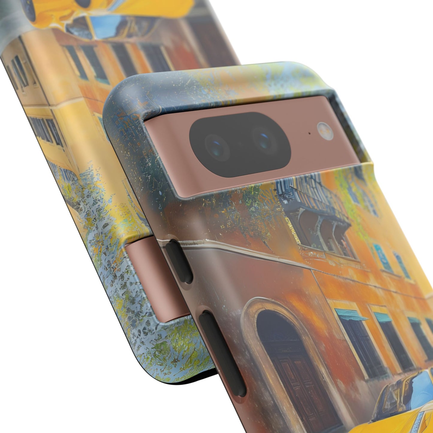 Ferrari Yellow Tough Phone Case - Stylish and Durable