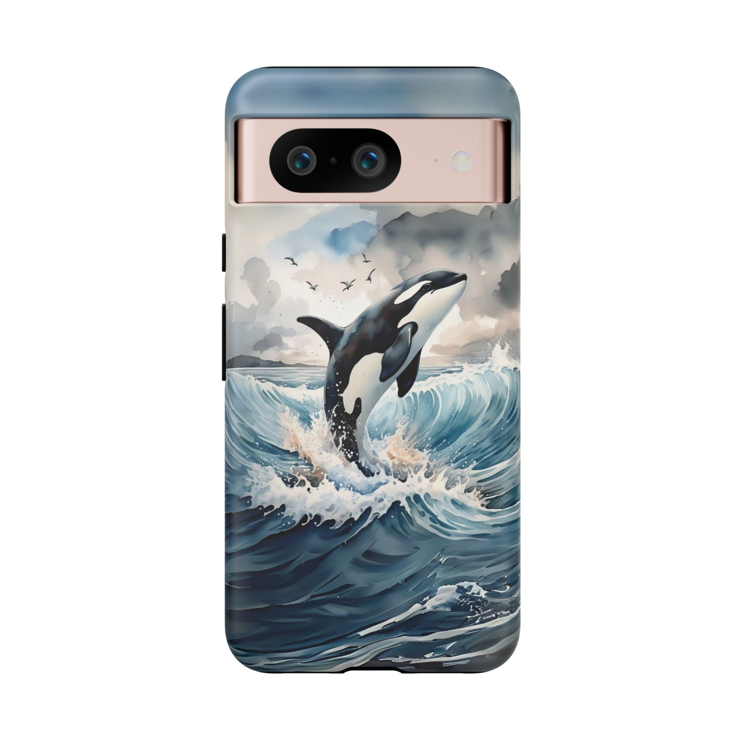 Whale Splash Phone Case - Tough & Stylish Ocean Design