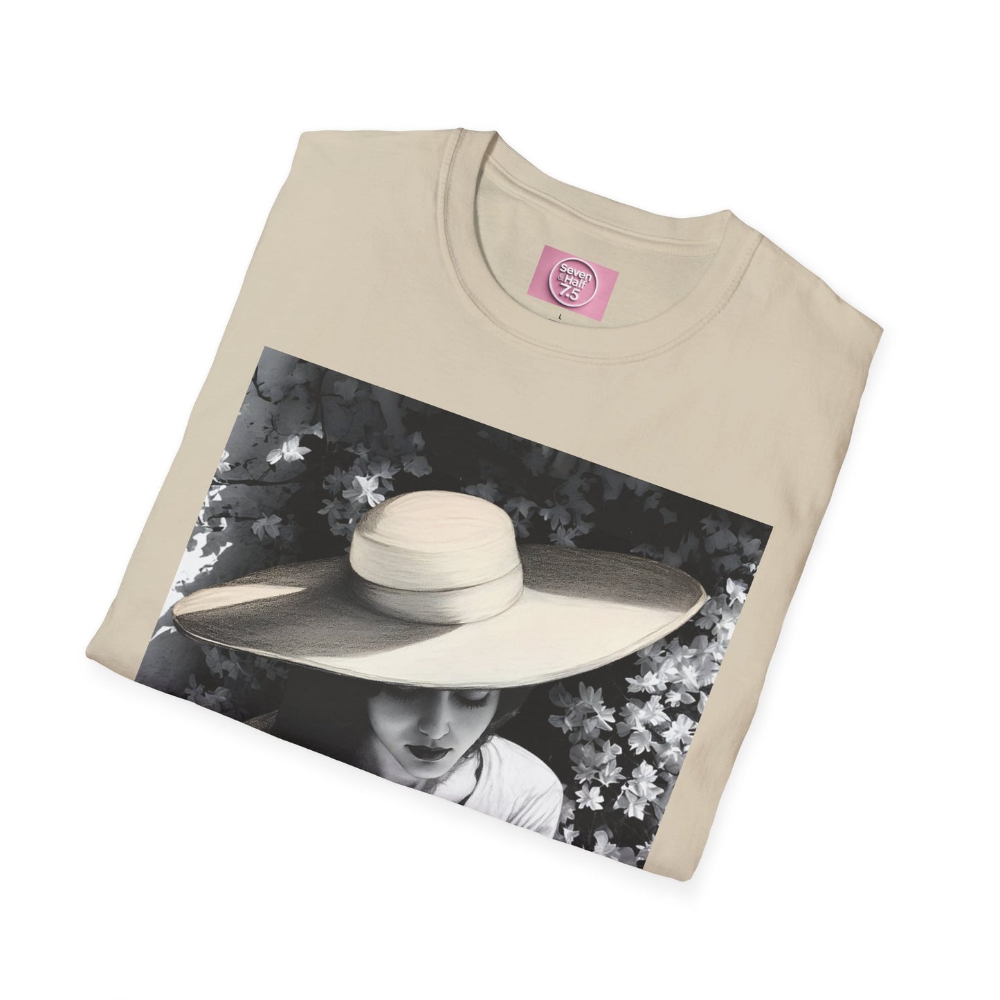 Elegant Charcoal art Softstyle T-Shirt - Perfect for Spring and Summer