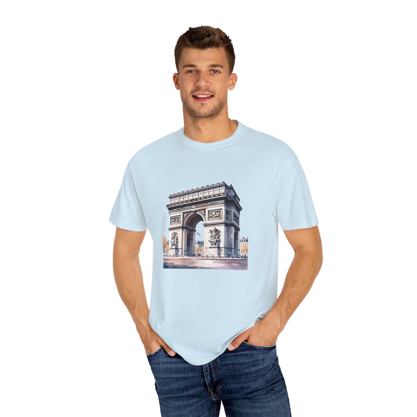 Arc de Triomphe Graphic Unisex T-Shirt - Stylish and Comfortable Casual Wear