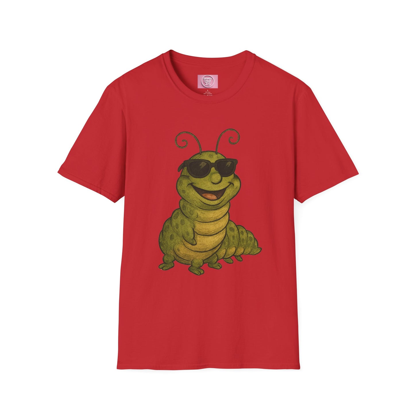Cool Caterpillar Unisex Softstyle T-Shirt - Fun Graphic Tee for Kids and Adults