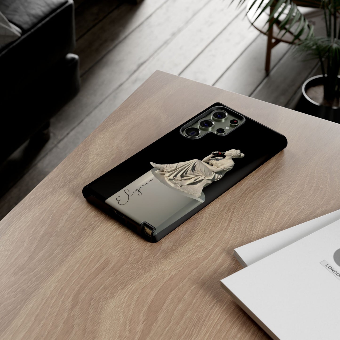 Elegant Phone Case - Stylish Tough Case with Sculpture Design