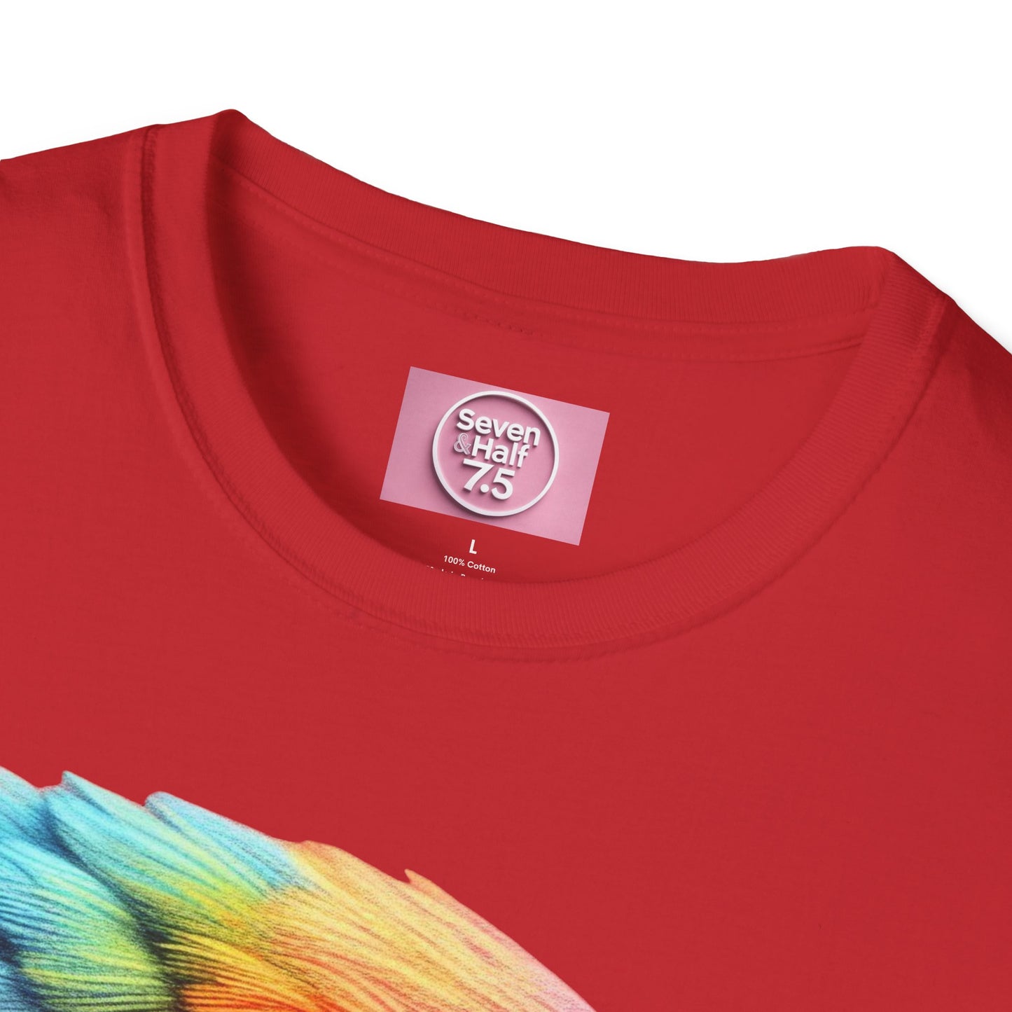 Vibrant Parrot Teamwork T-Shirt for Nature Lovers