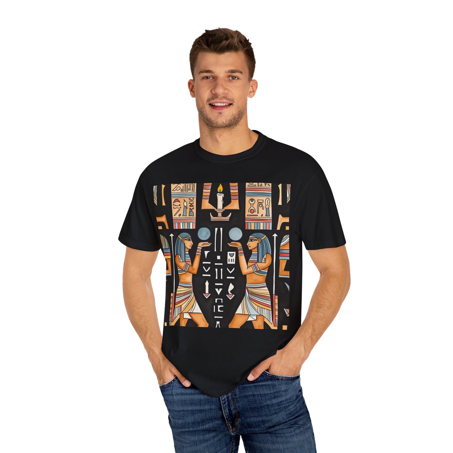 Unisex Egyptian Art T-Shirt | Unique Graphic Tee for History Lovers