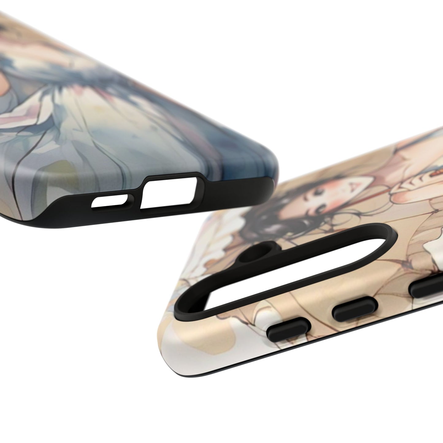 Elegant Floral Phone Case with Umbrella Design