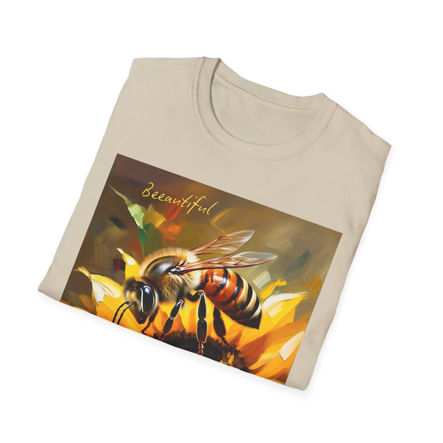 Bee-autiful Unisex Softstyle T-Shirt | Nature Lover's Gift | Perfect for Spring & Summer