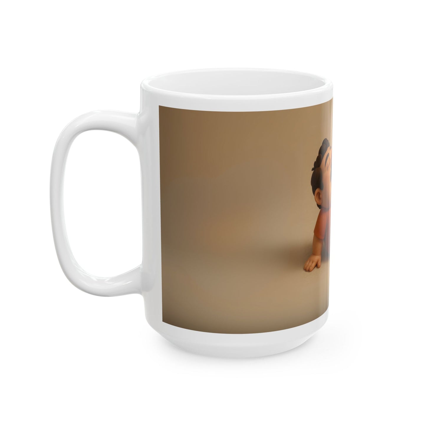 Funny Cartoon Father Ceramic Mug - 11oz & 15oz - Perfect for Coffee Lovers