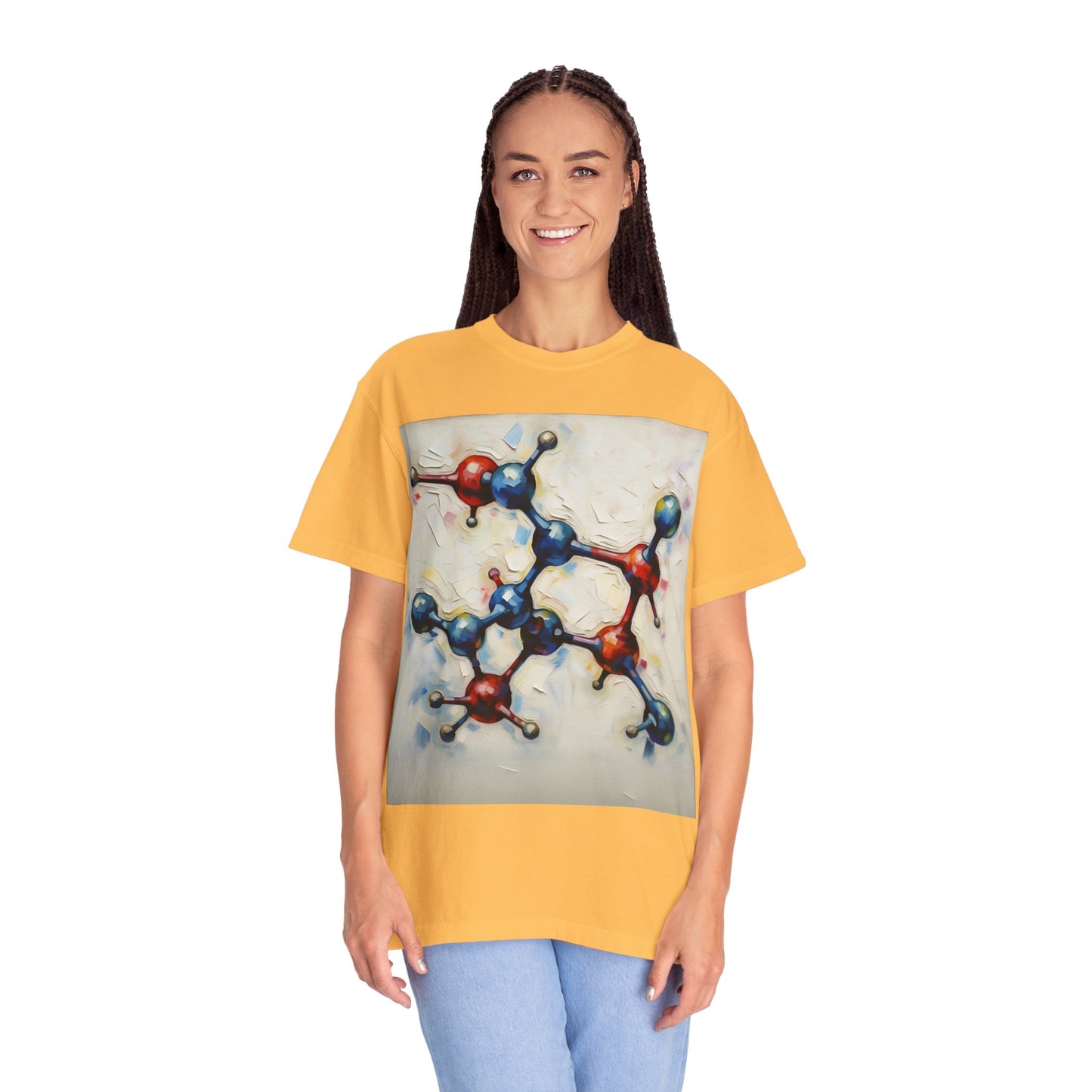 Unisex Artistic Molecule T-Shirt | Science-Inspired Design