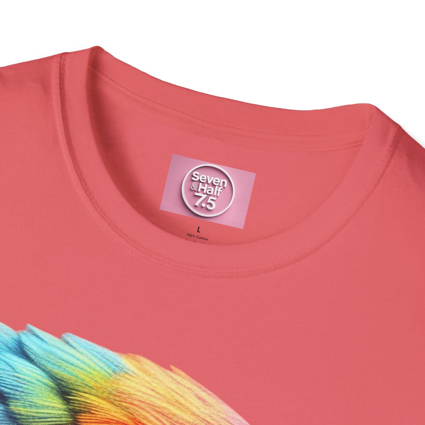 Vibrant Parrot Teamwork T-Shirt for Nature Lovers