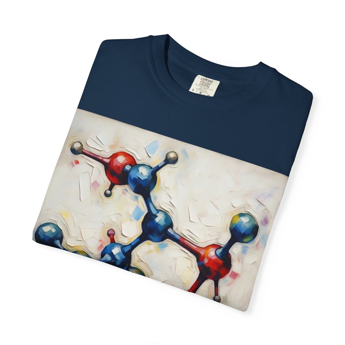 Unisex Artistic Molecule T-Shirt | Science-Inspired Design