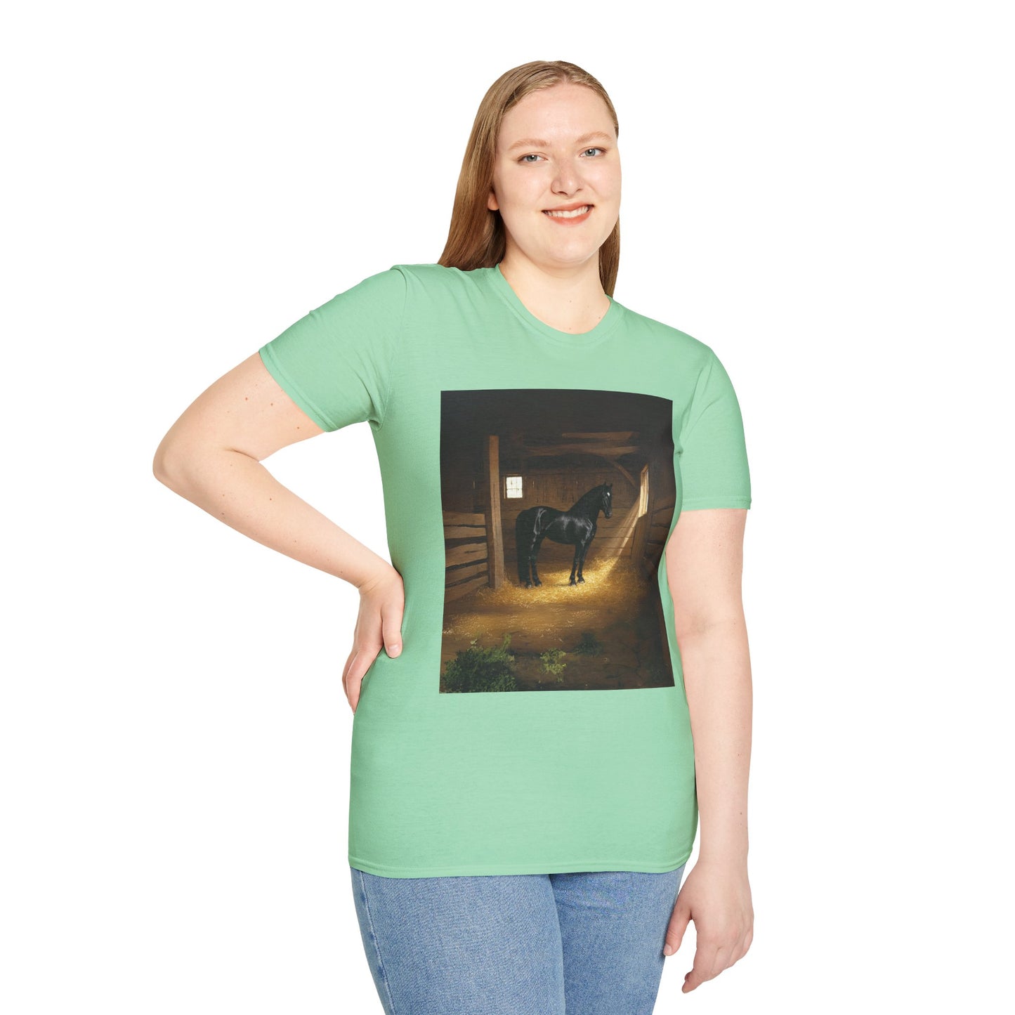 Equestrian Dreams Unisex Softstyle T-Shirt - Perfect for Horse Lovers