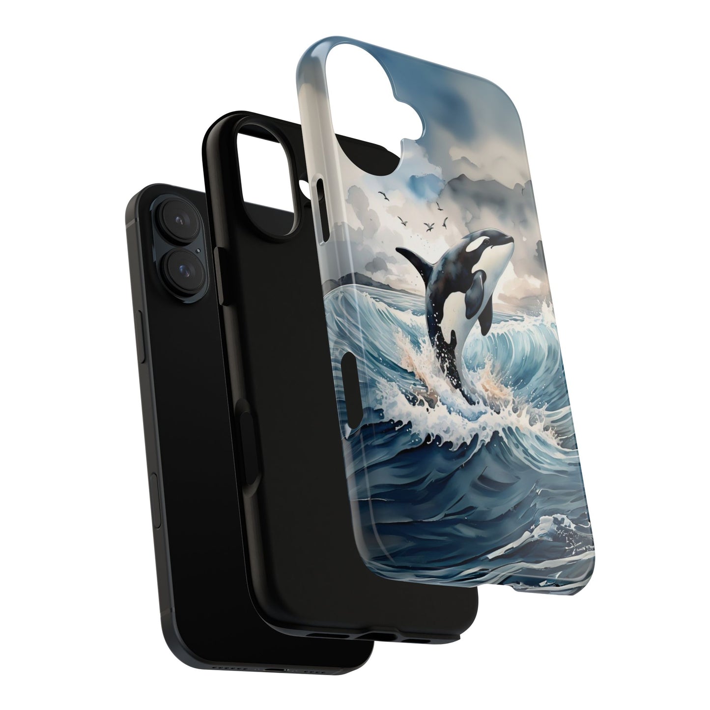 Whale Splash Phone Case - Tough & Stylish Ocean Design