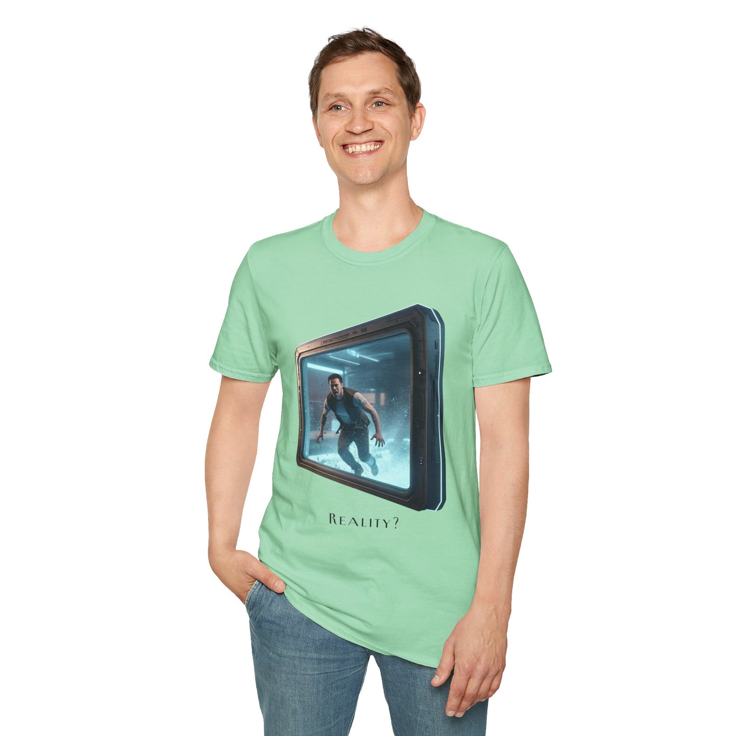 Softstyle T-Shirt - 'Reality?' Graphic Tee for Dreamers