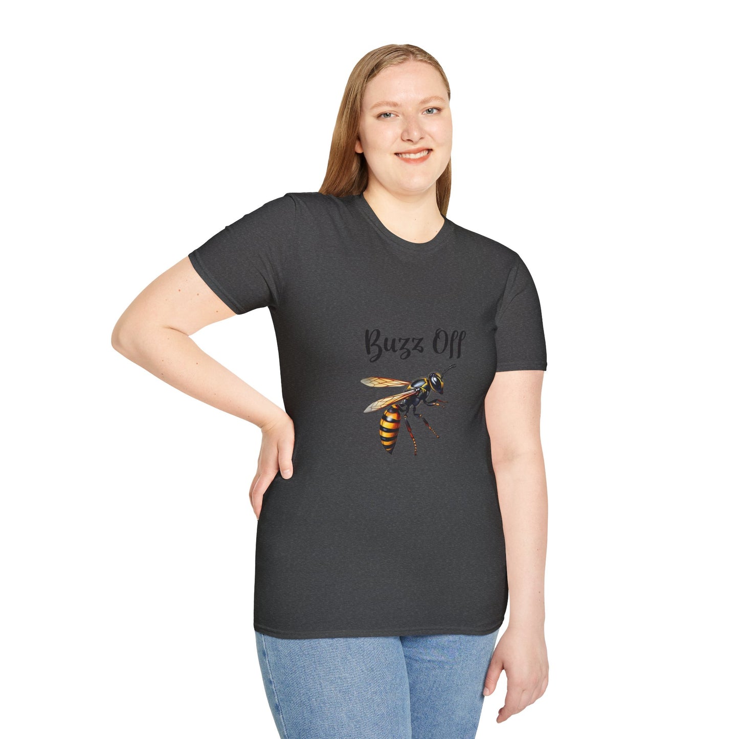 Buzz Off Bee Unisex Softstyle T-Shirt