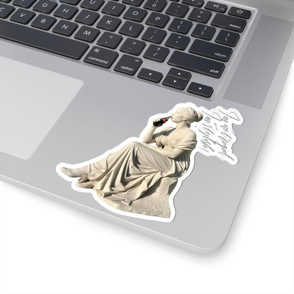 Elegant Soda Break Kiss-Cut Stickers - Classic Art Design for Unique Personalization