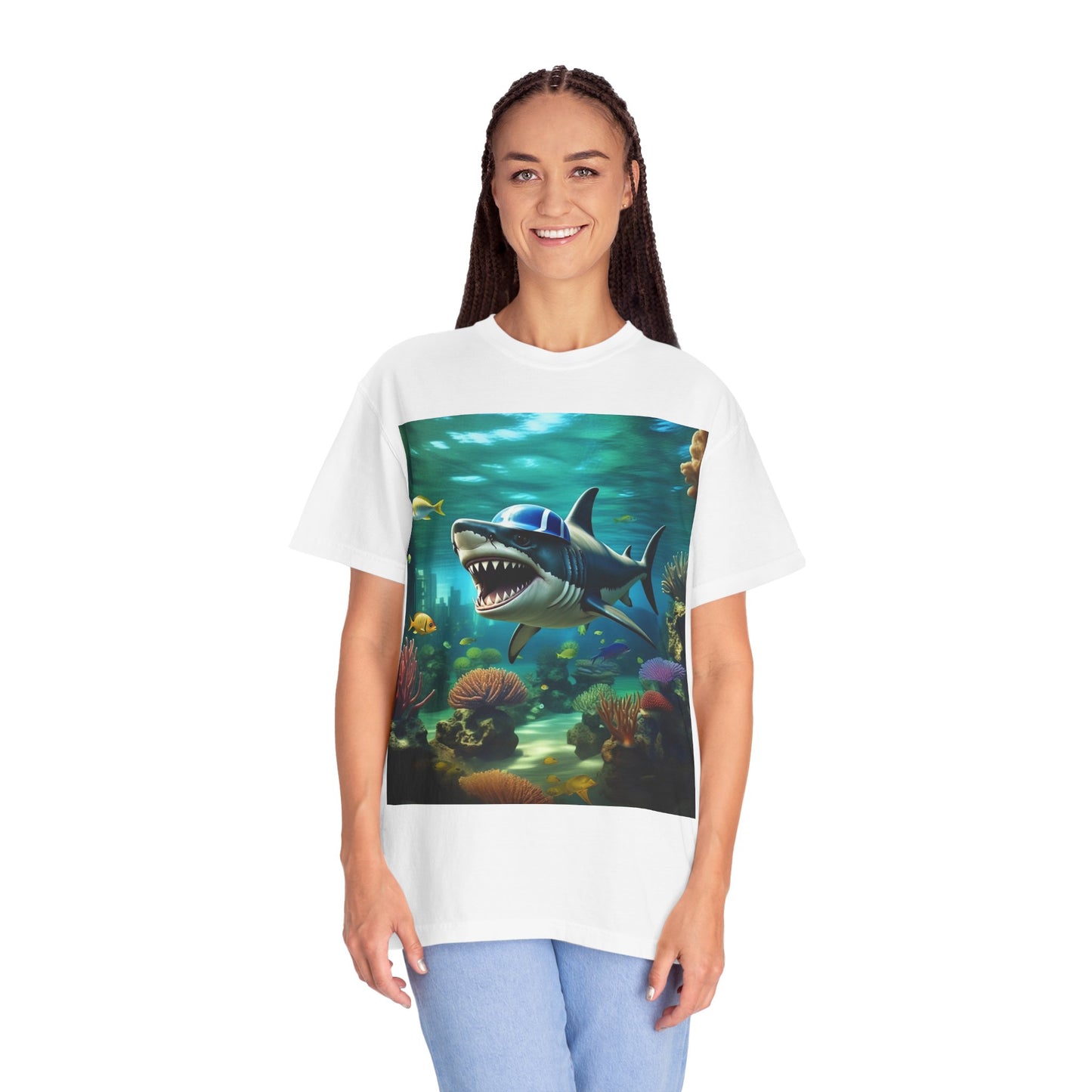 Marine Adventure Unisex T-Shirt - Shark Graphic Design