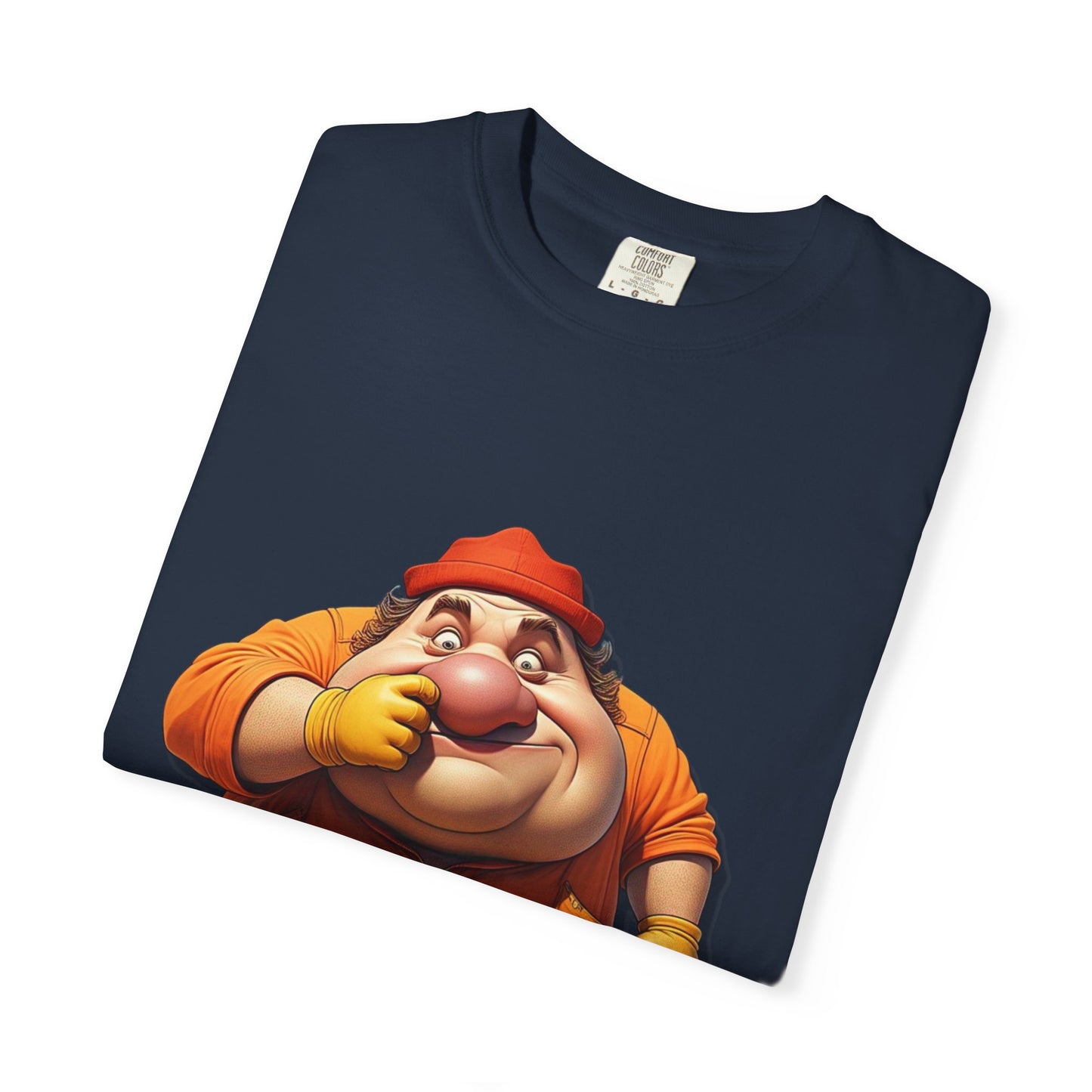 Fun Cartoon Character Unisex Garment-Dyed T-Shirt