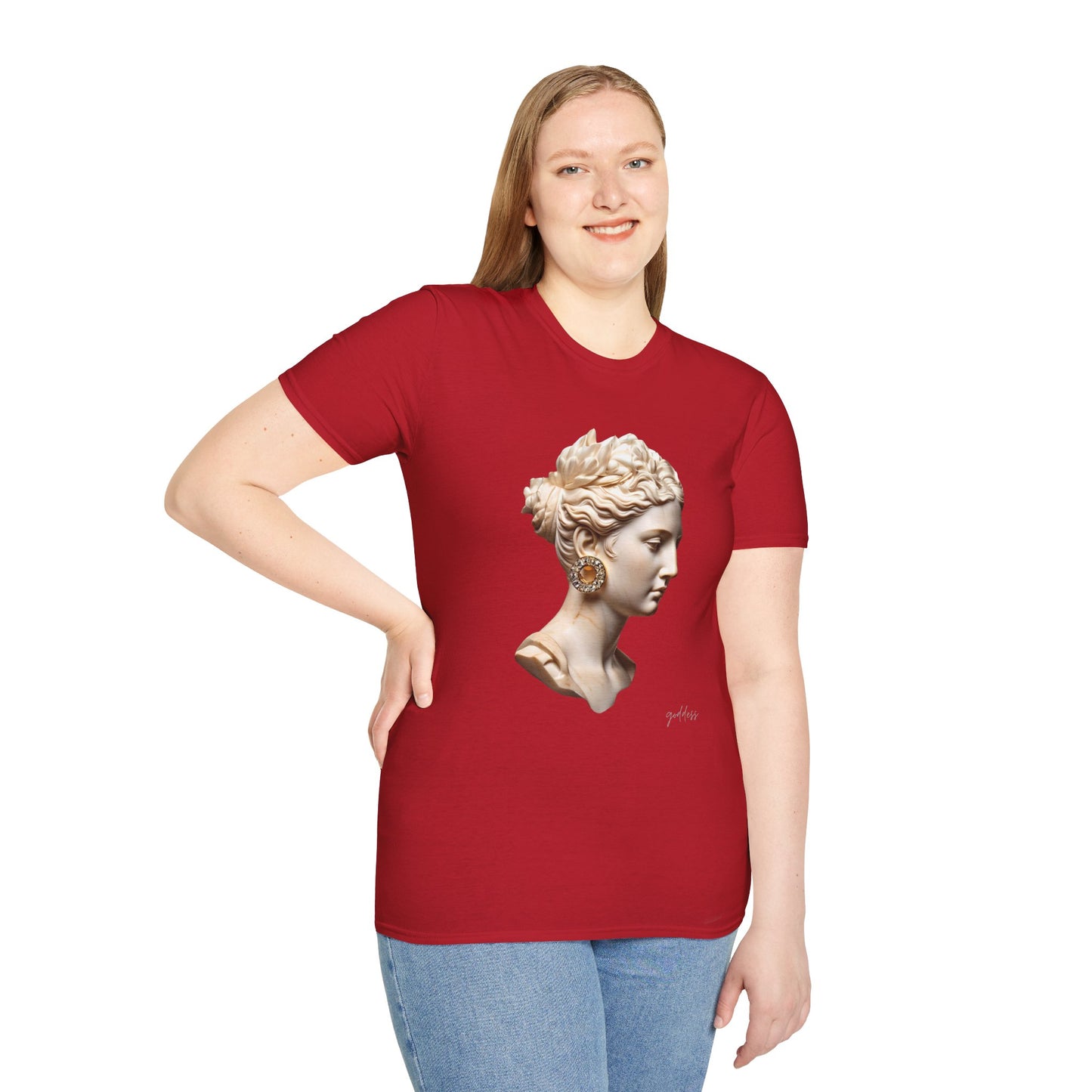 Classical Art  Softstyle T-Shirt - Elegant Athena Design
