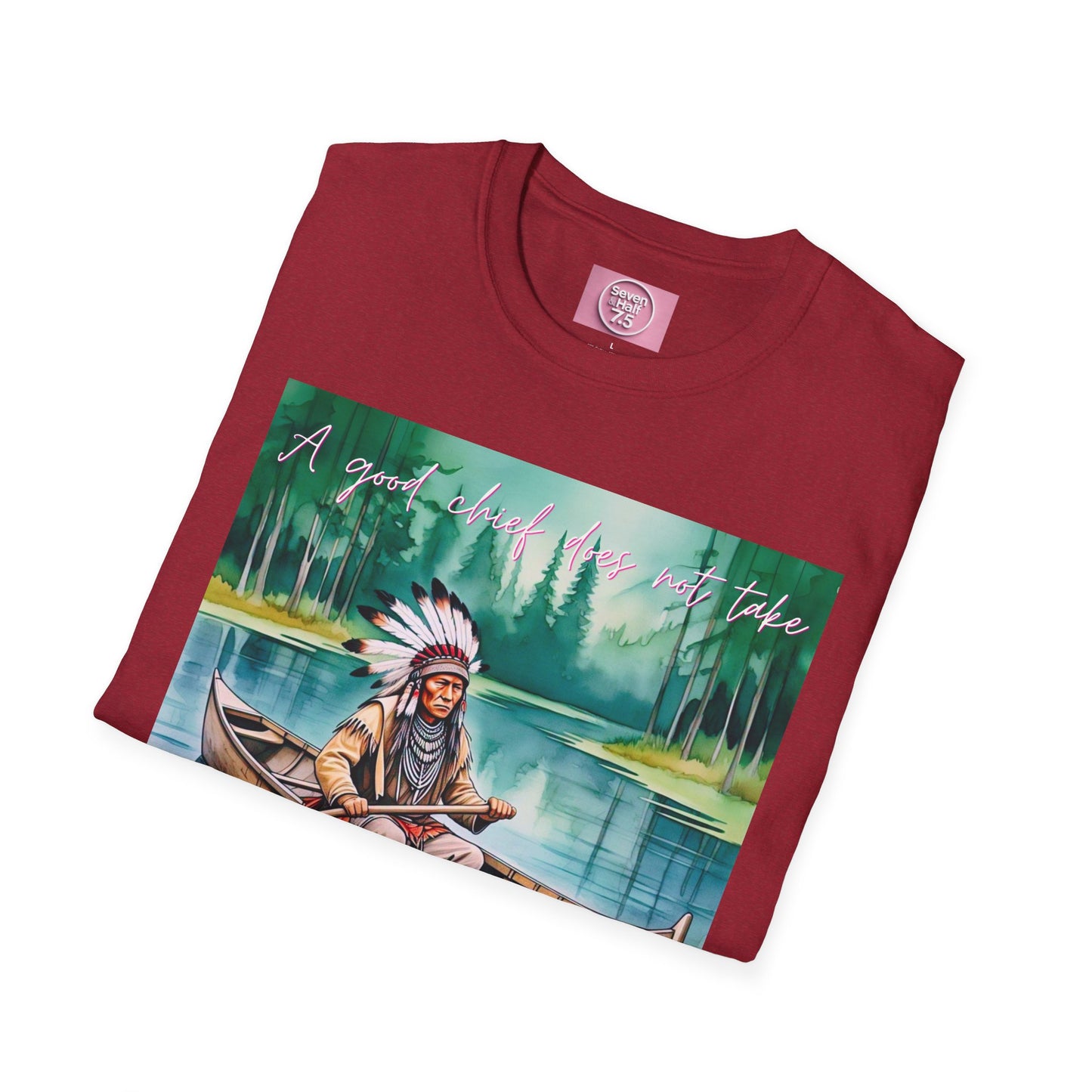 Adventure-Inspired Unisex Softstyle T-Shirt - Canoe Design