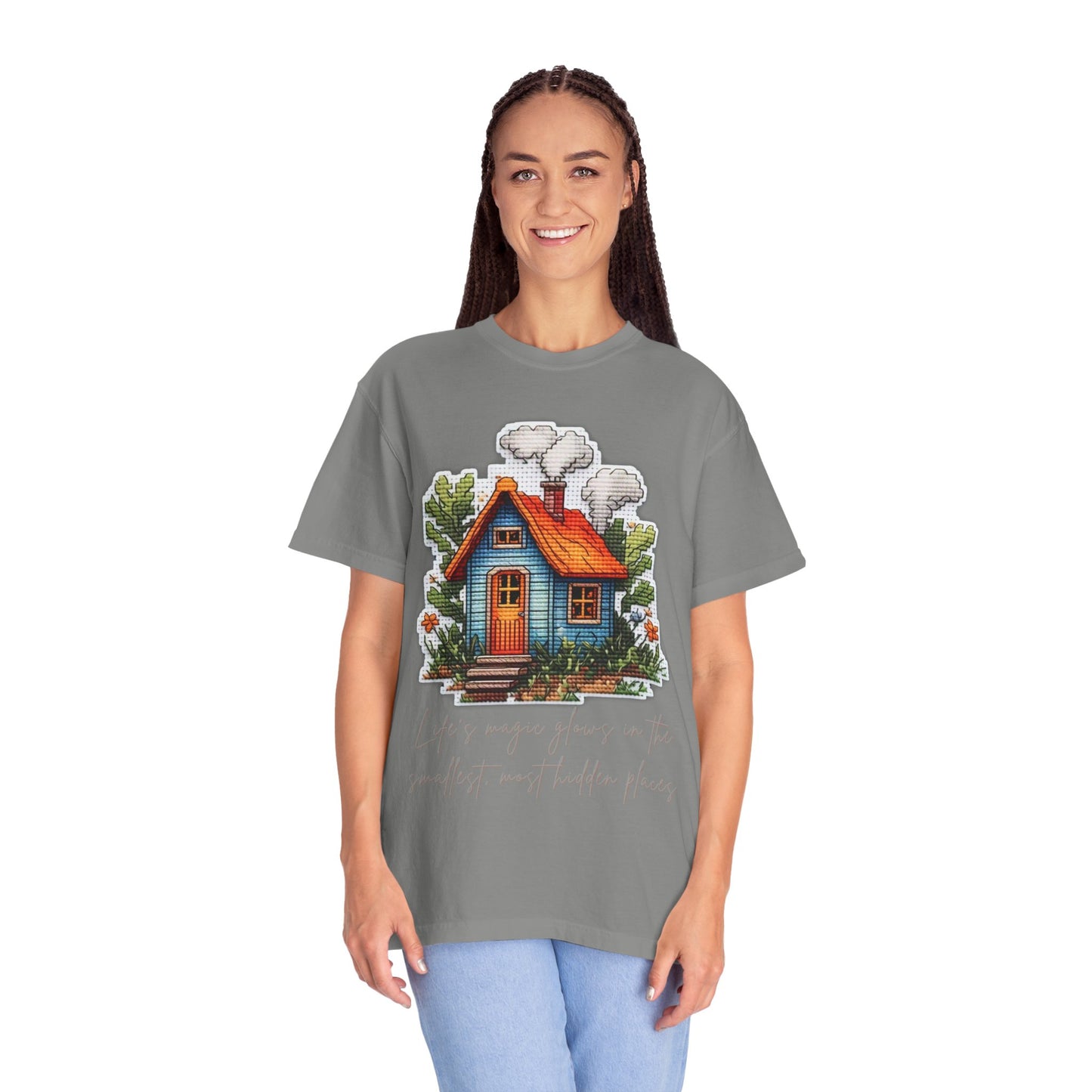 Magical Cottage T-Shirt - Garment-Dyed Unisex Tee