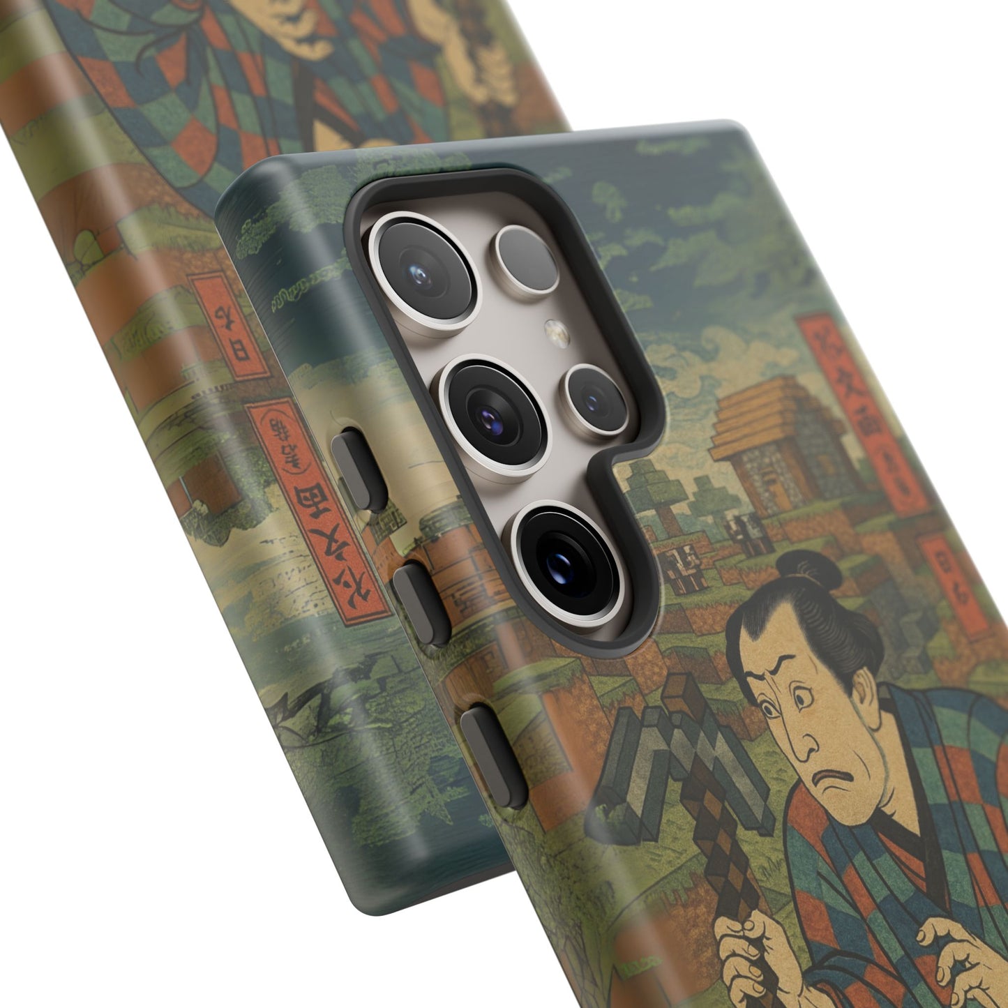 Tough Cases - Japanese Art Phone Case with Warrior Design