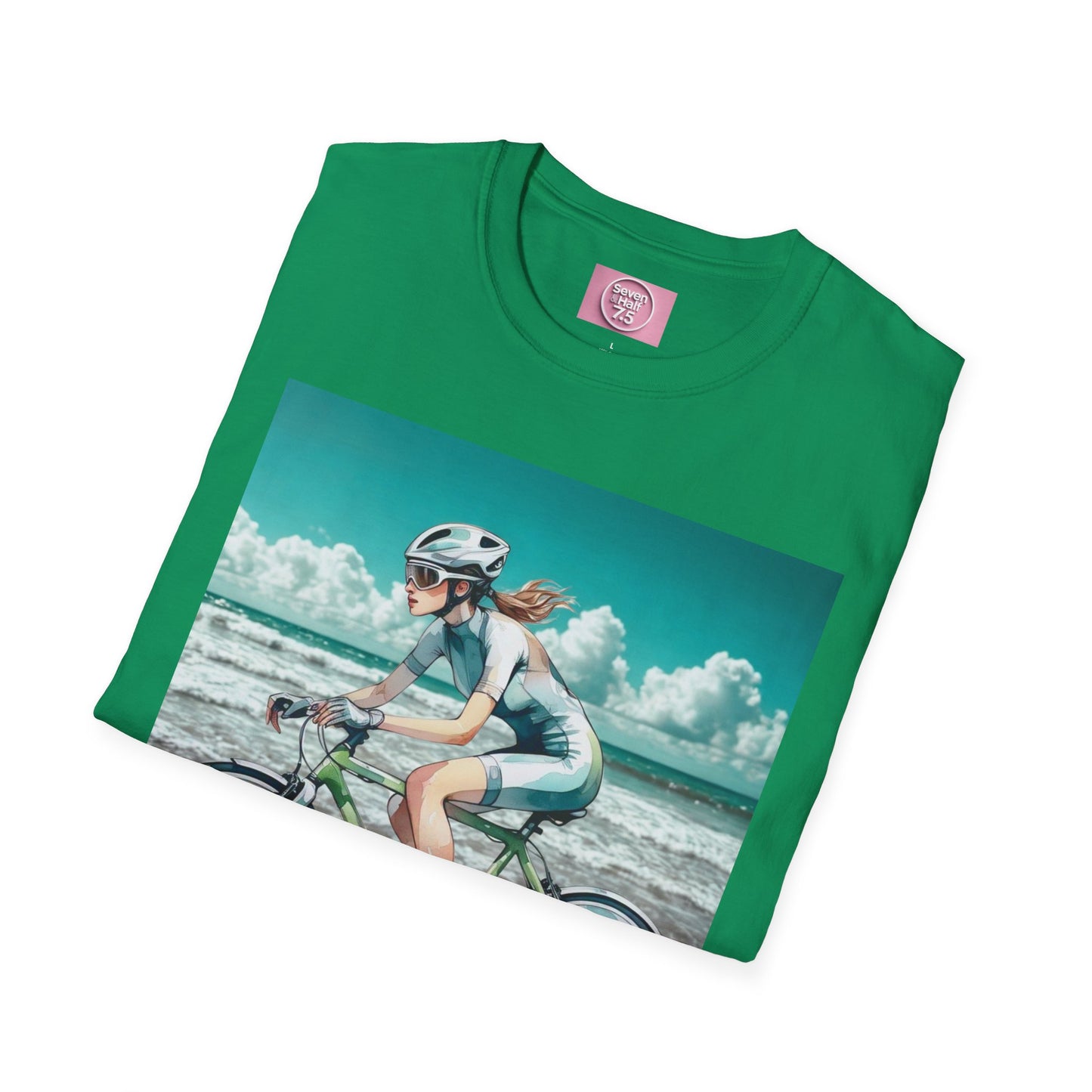 Beach Bike Ride Unisex Softstyle T-Shirt