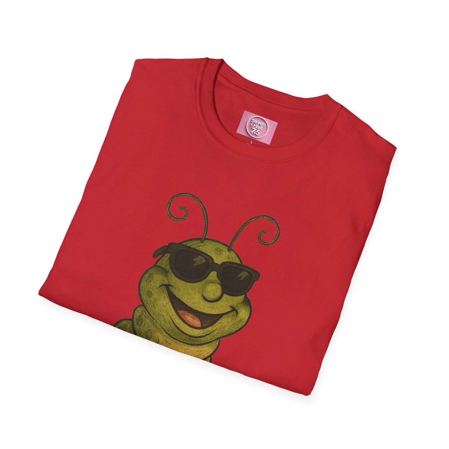 Cool Caterpillar Unisex Softstyle T-Shirt - Fun Graphic Tee for Kids and Adults