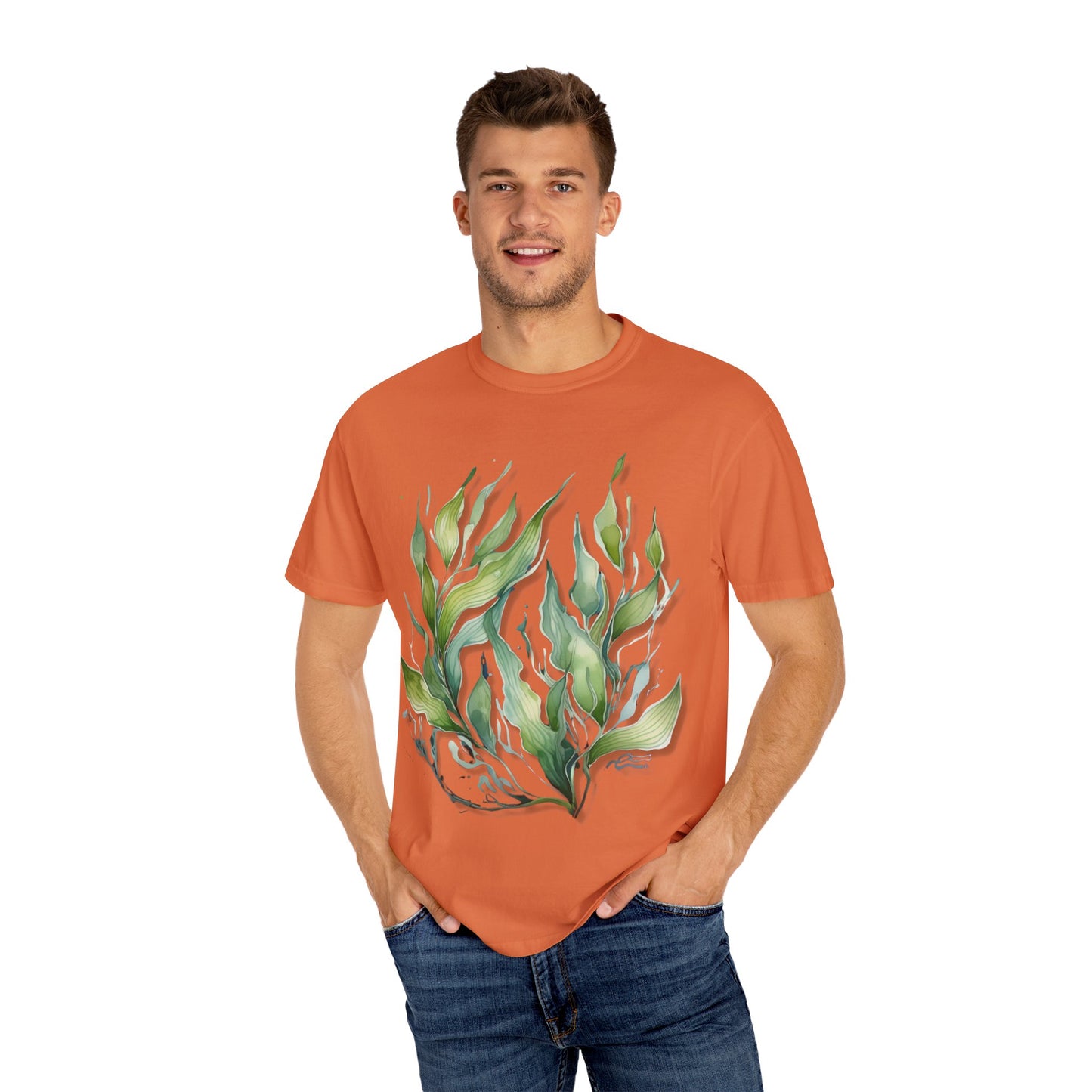 Eco-Friendly Seaweed Design T-Shirt for Nature Lovers