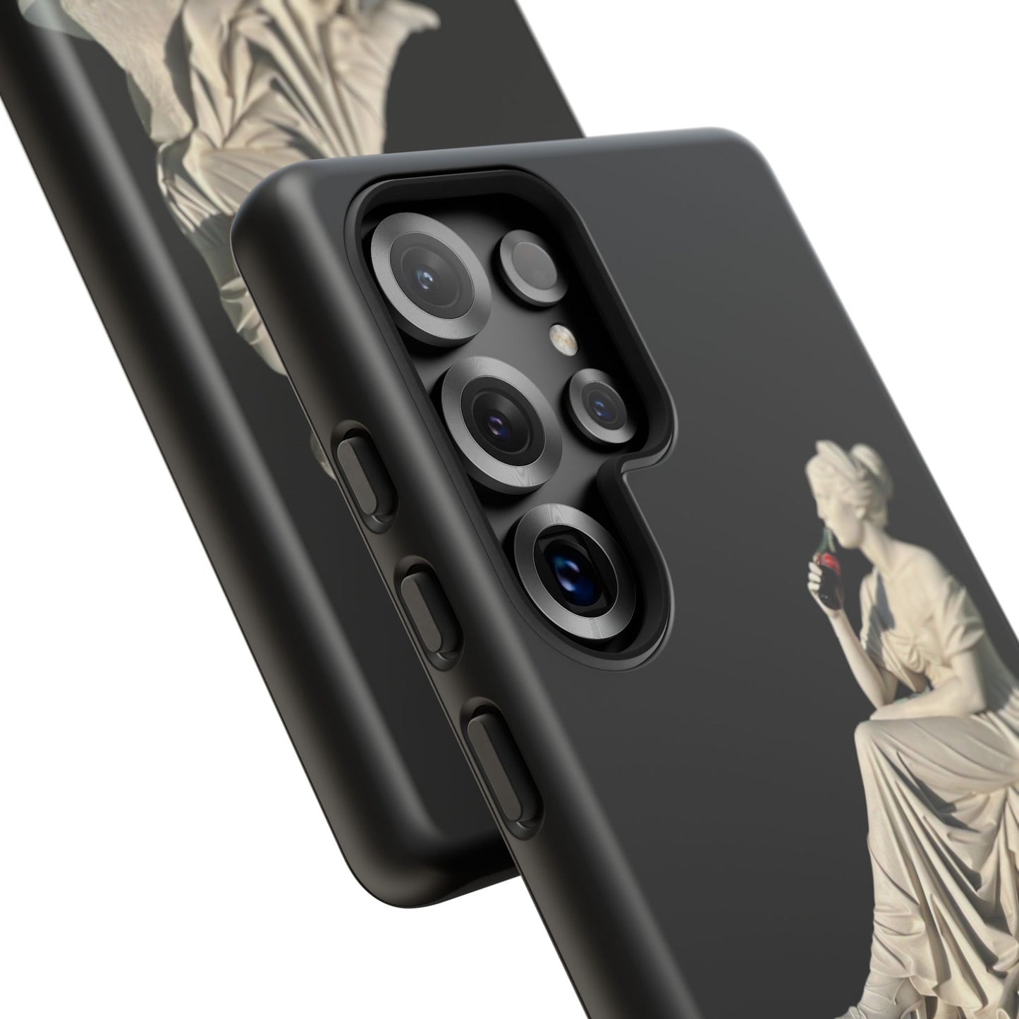 Elegant Phone Case - Stylish Tough Case with Sculpture Design